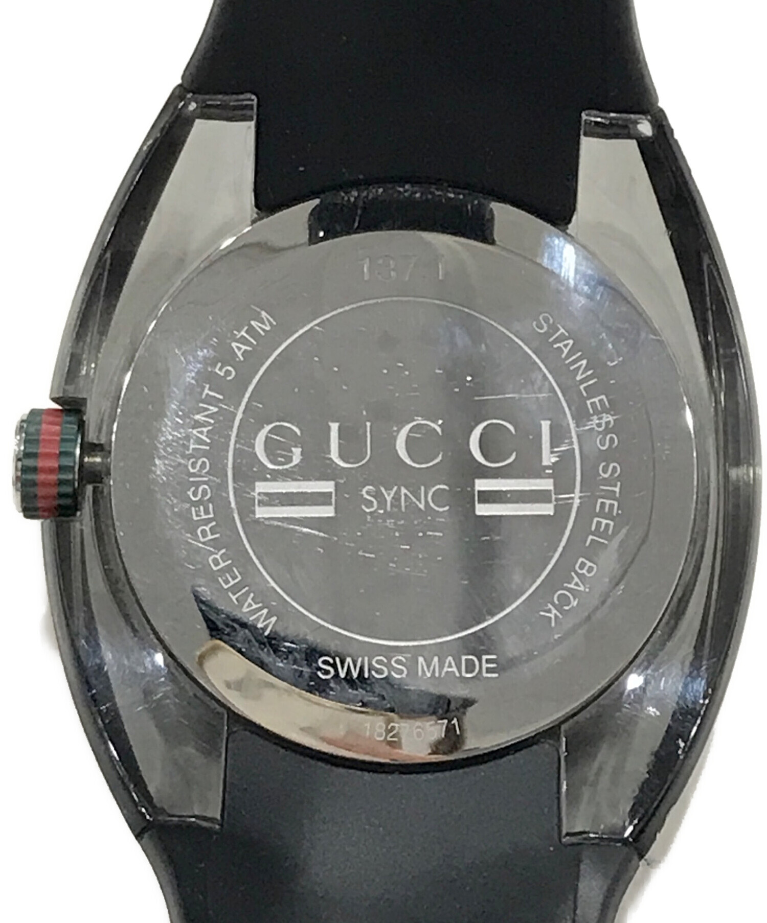 中古・古着通販】GUCCI (グッチ) SYNCリストウォッチ シルバー