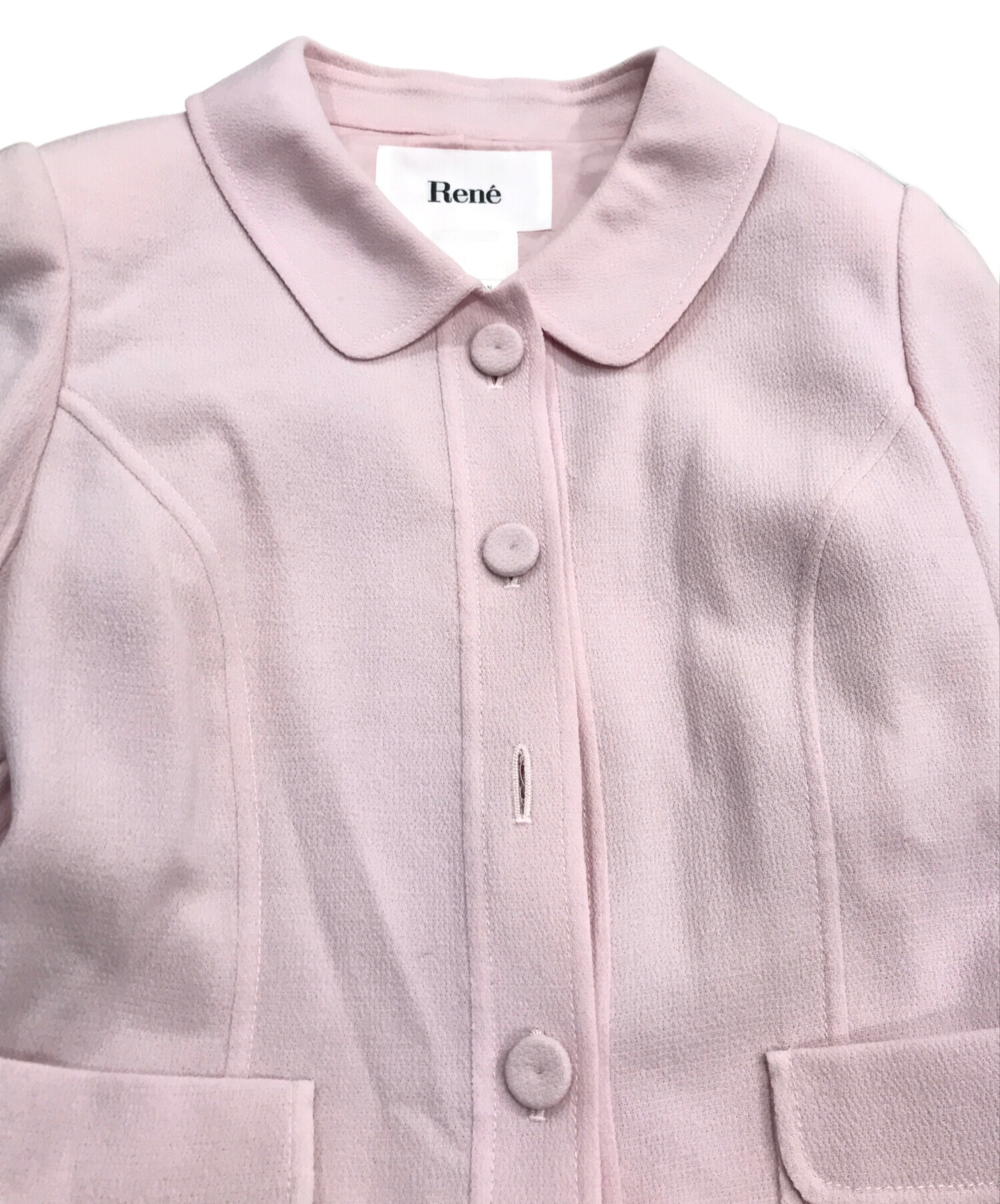 中古・古着通販】Rene (ルネ) ウールコート ピンク サイズ:36