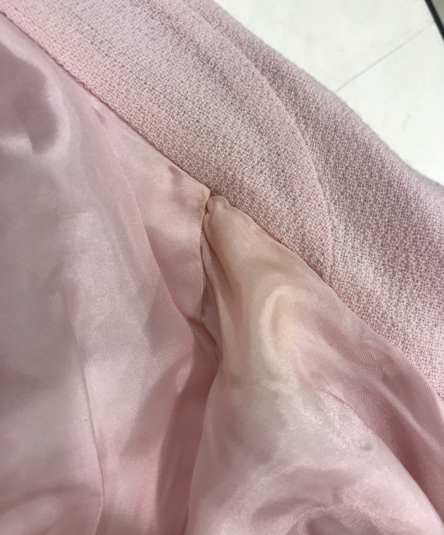 ルネ　長袖コート　淡いピンク 中古・古着通販】Rene (ルネ) ウールコート ピンク サイズ:36