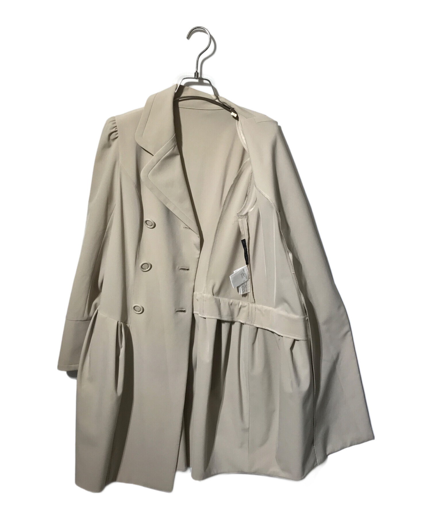 FOXEY NEWYORK ブラック トレンチ レインコート ダブルブレスト 中古・古着通販】FOXEY NEWYORK (フォクシーニューヨーク) Rainy