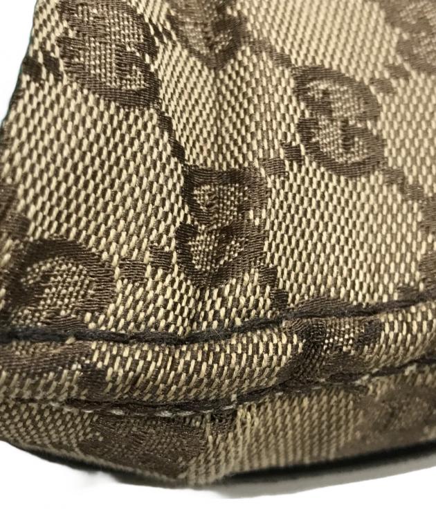 中古・古着通販】GUCCI (グッチ) GGキャンバスビットローファー