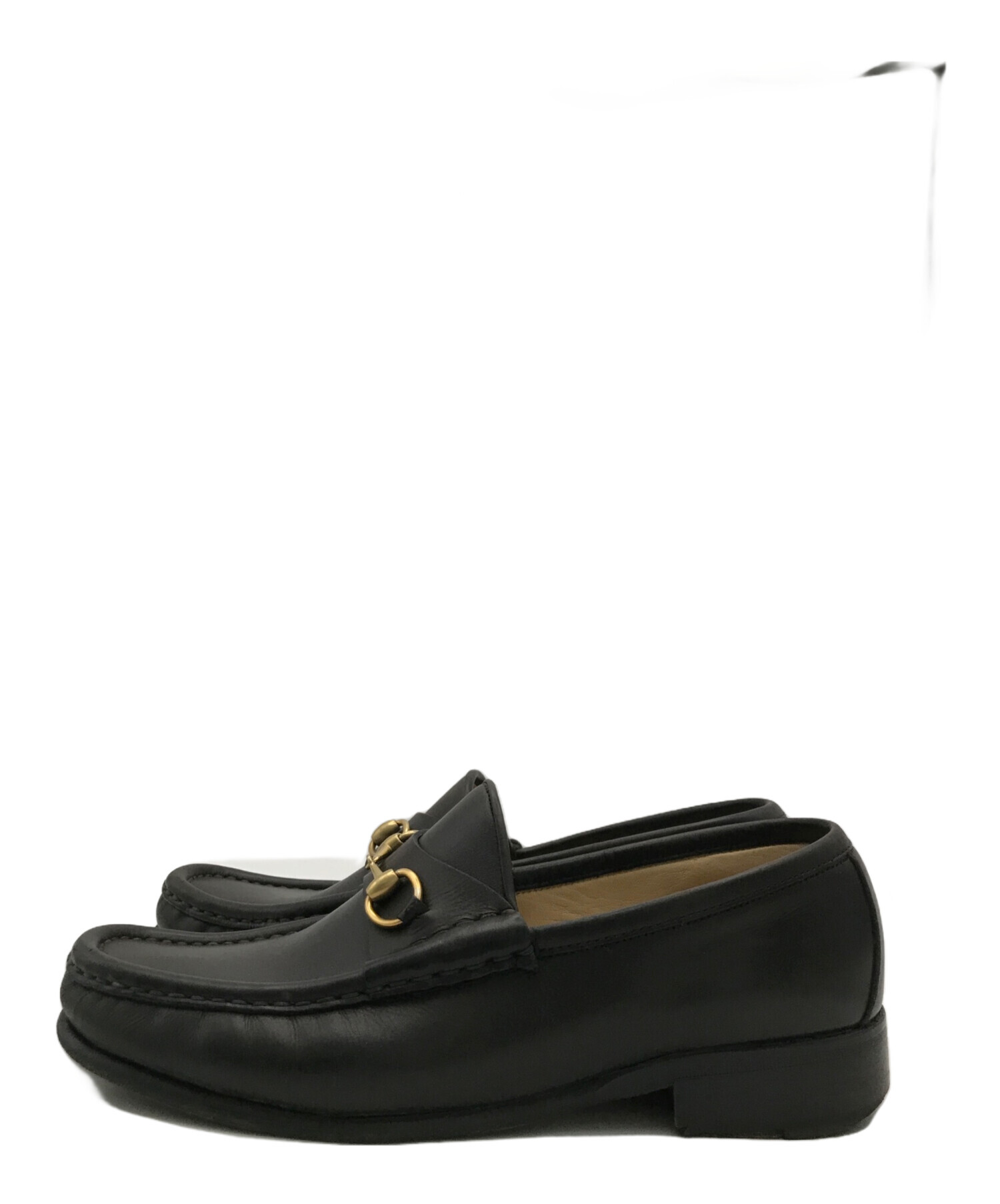 中古・古着通販】GUCCI (グッチ) ホースビットローファー ブラウン