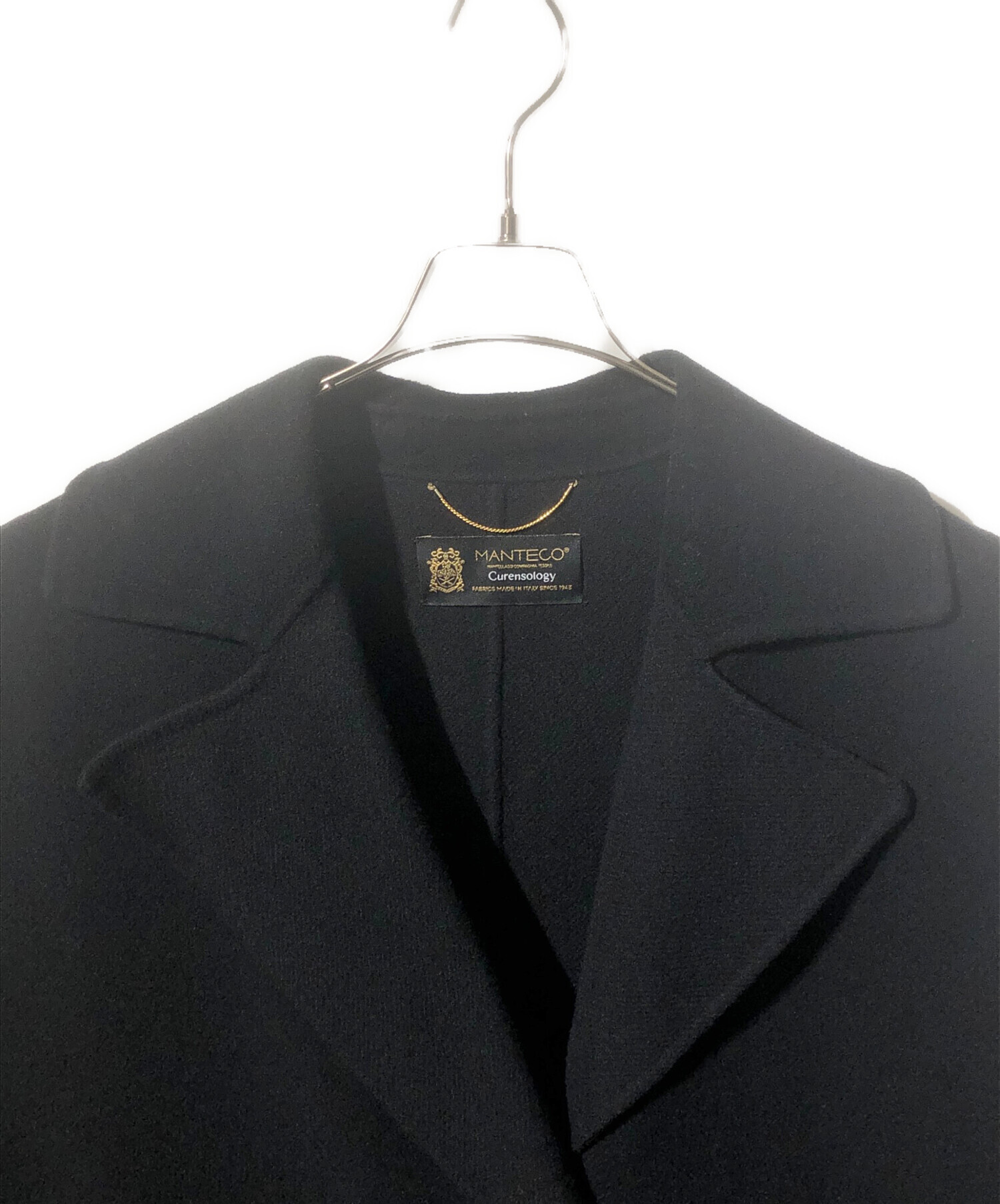 Curensology　カレンソロジー コクーンチェスターコート 中古・古着通販】Curensology (カレンソロジー) MANTECOウール