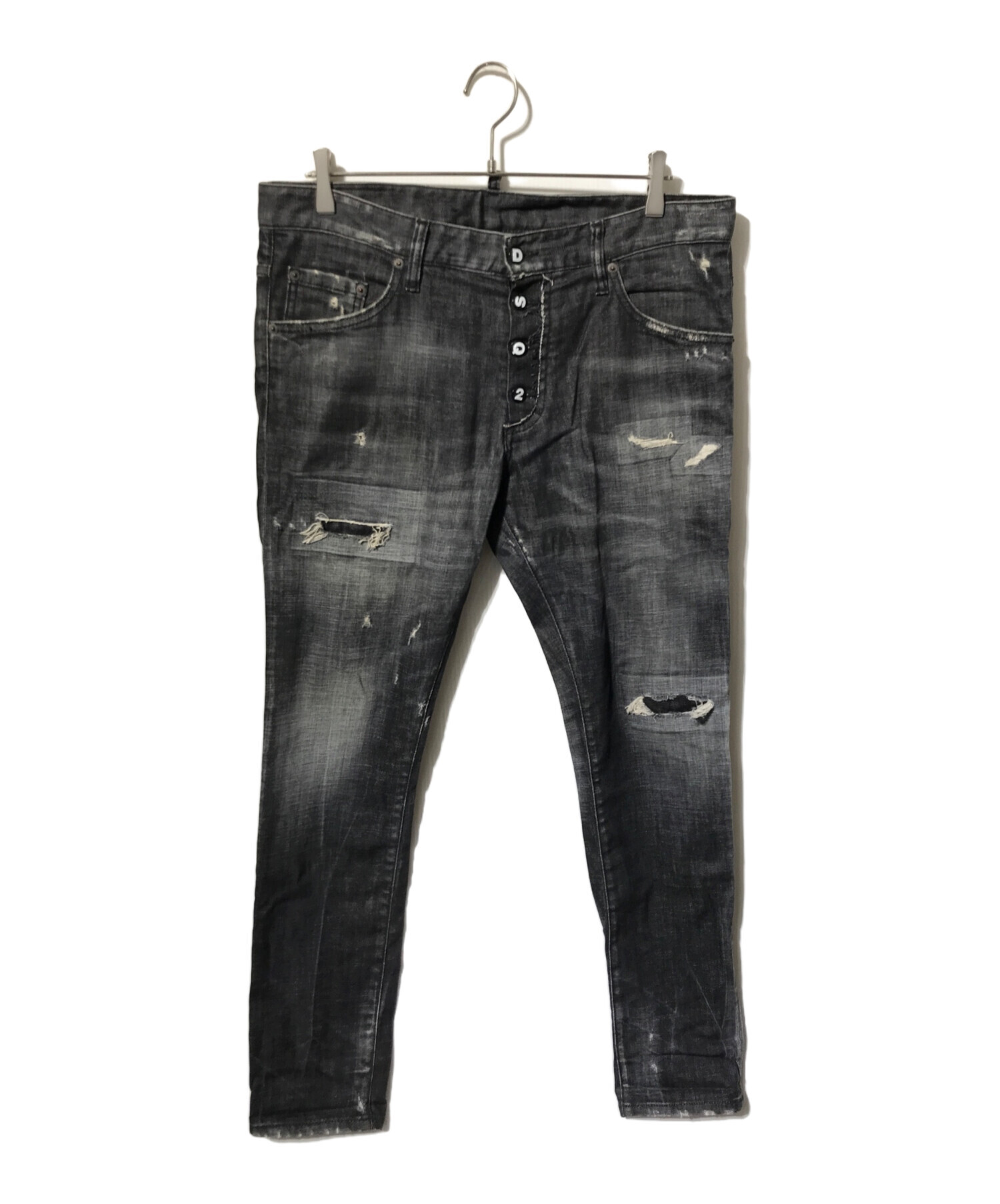 新品 42 24ss DSQUARED2 SKATER デニム 18209 中古・古着通販】DSQUARED2 (ディースクエアード) Skater Jean/デニム