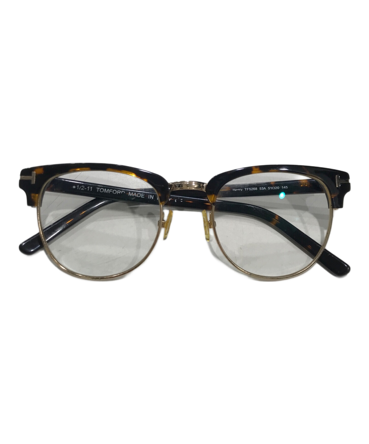 中古・古着通販】TOM FORD (トムフォード) ウェリントン型眼鏡