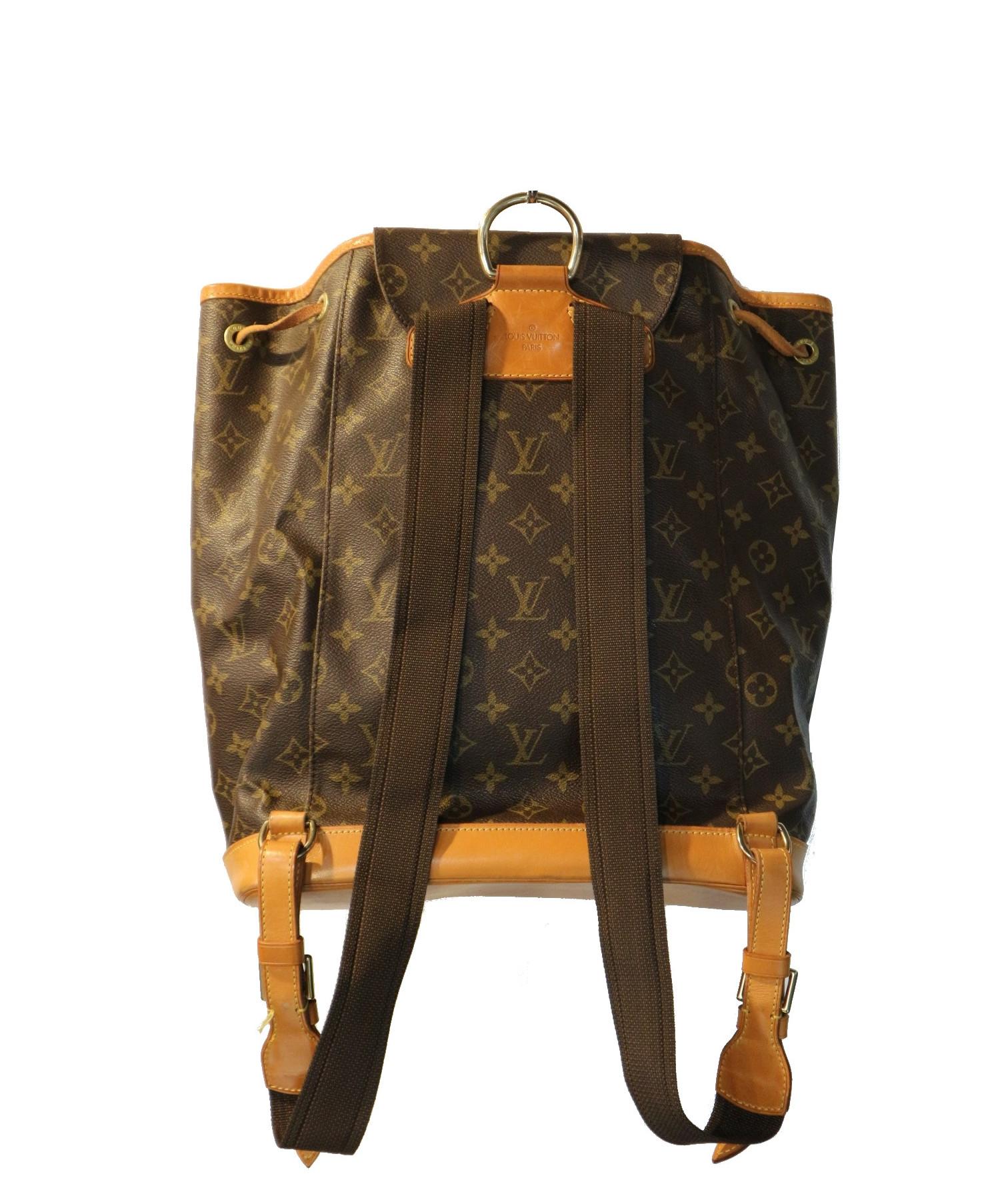 中古・古着通販】LOUIS VUITTON (ルイヴィトン) モンスリGM ブラウン