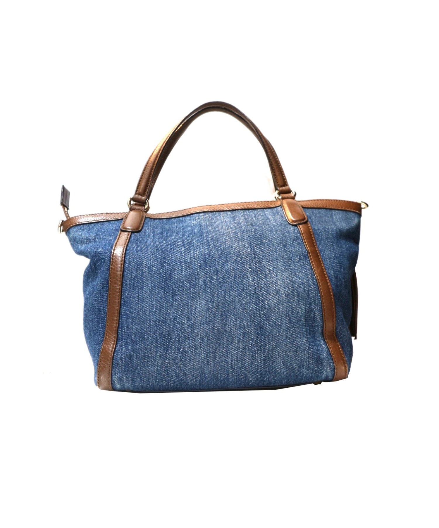 中古・古着通販】GUCCI (グッチ) 2WAYショルダーバッグ インディゴ 