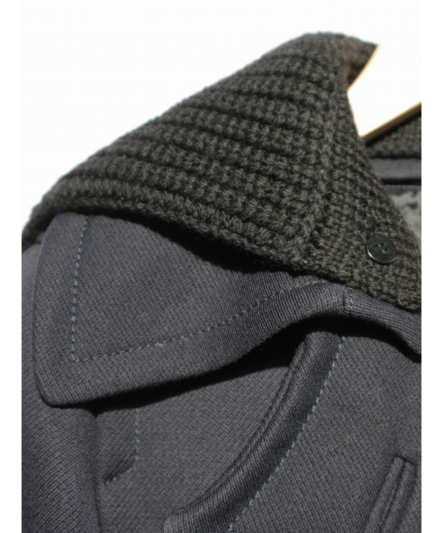 中古・古着通販】PRADA (プラダ) Pコート ネイビー サイズ:44 2010FW 