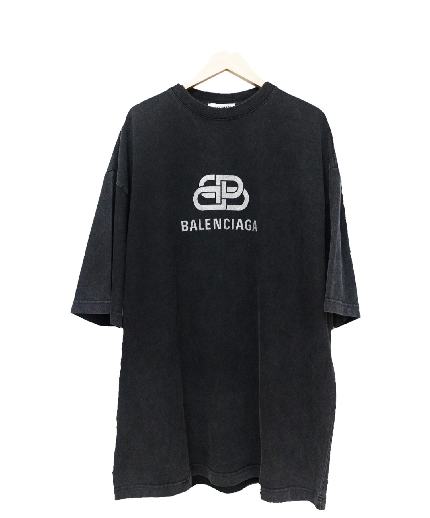 中古・古着通販】BALENCIAGA (バレンシアガ) BBロゴプリントTシャツ 