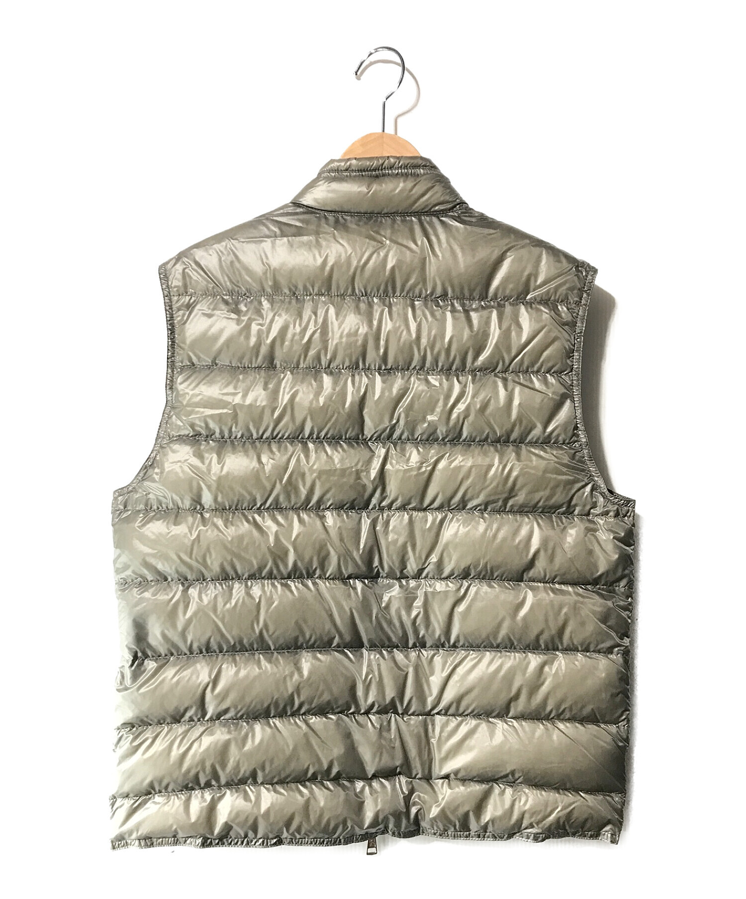 MONCLER モンクレール gui ギュイ ダウンベスト オリーブ カーキ 3 中古・古着通販】MONCLER (モンクレール) GUI GILET/ギュイ ジレ