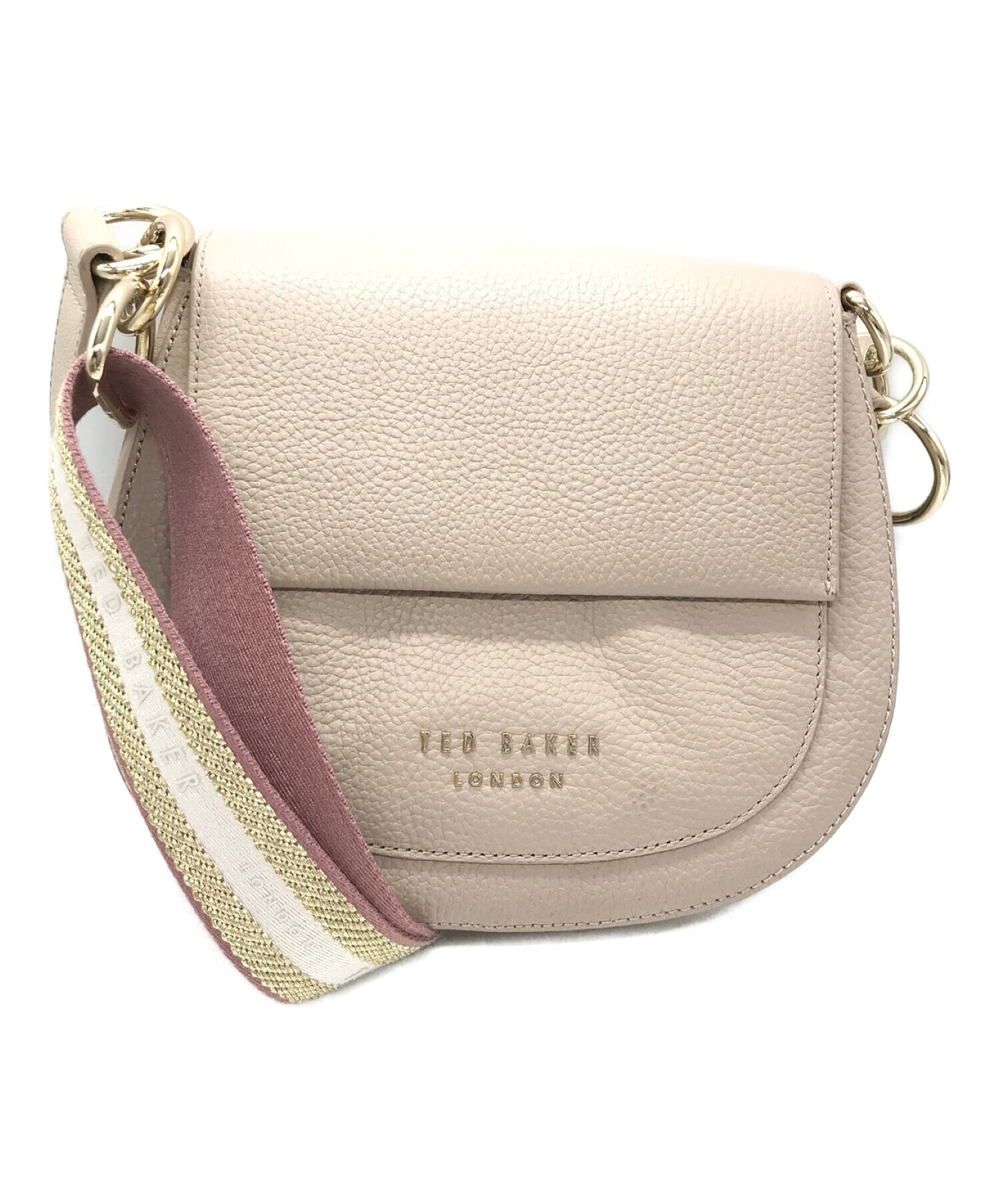 中古・古着通販】TED BAKER (テッドベーカー) レザーショルダーバッグ 