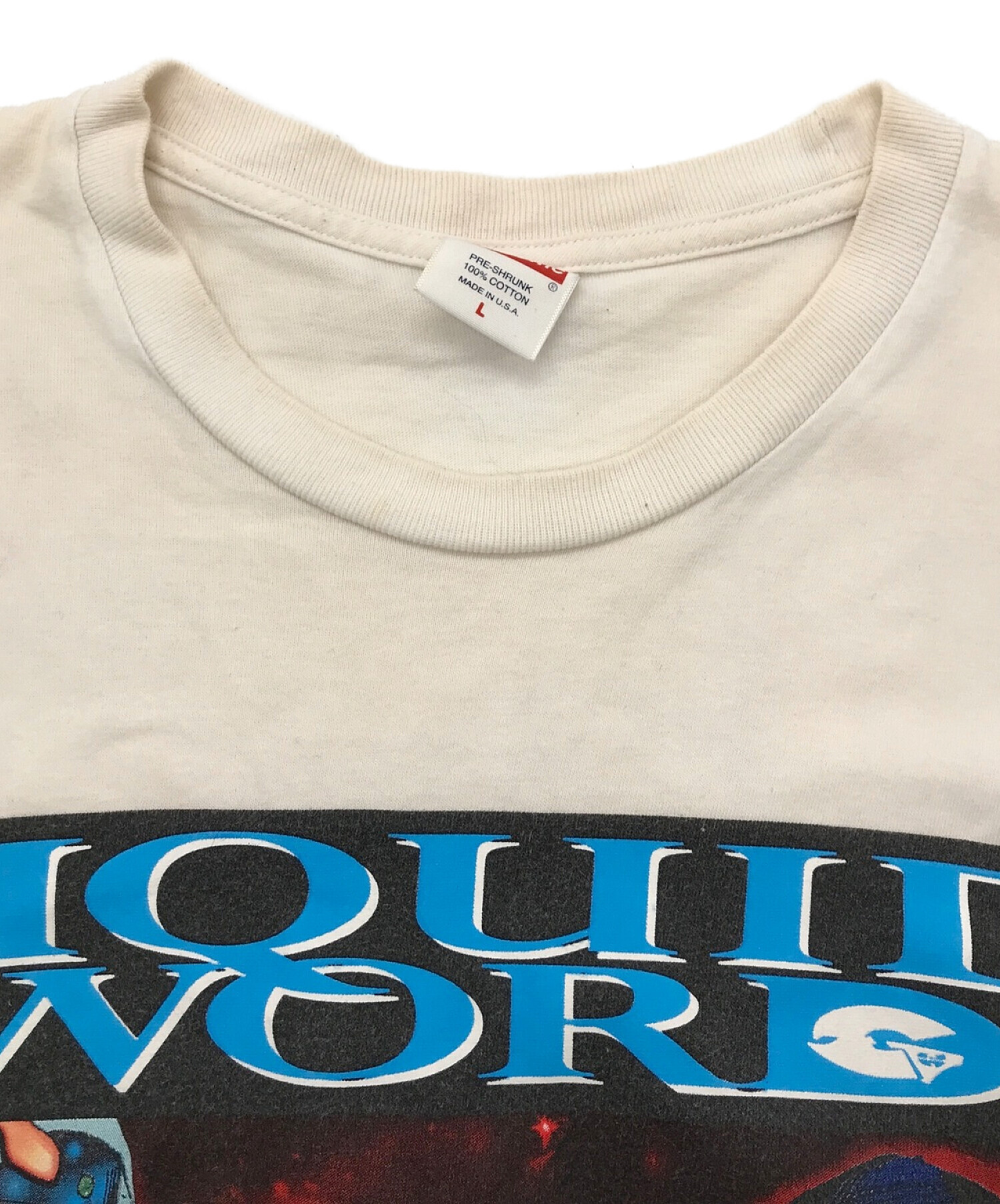 中古・古着通販】Supreme (シュプリーム) LIQUID SWORDS Tee ホワイト 