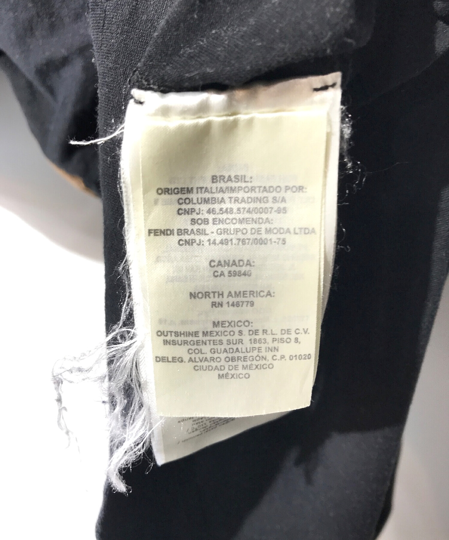 中古・古着通販】FENDI (フェンディ) FFロゴ Tシャツ ブラック サイズ