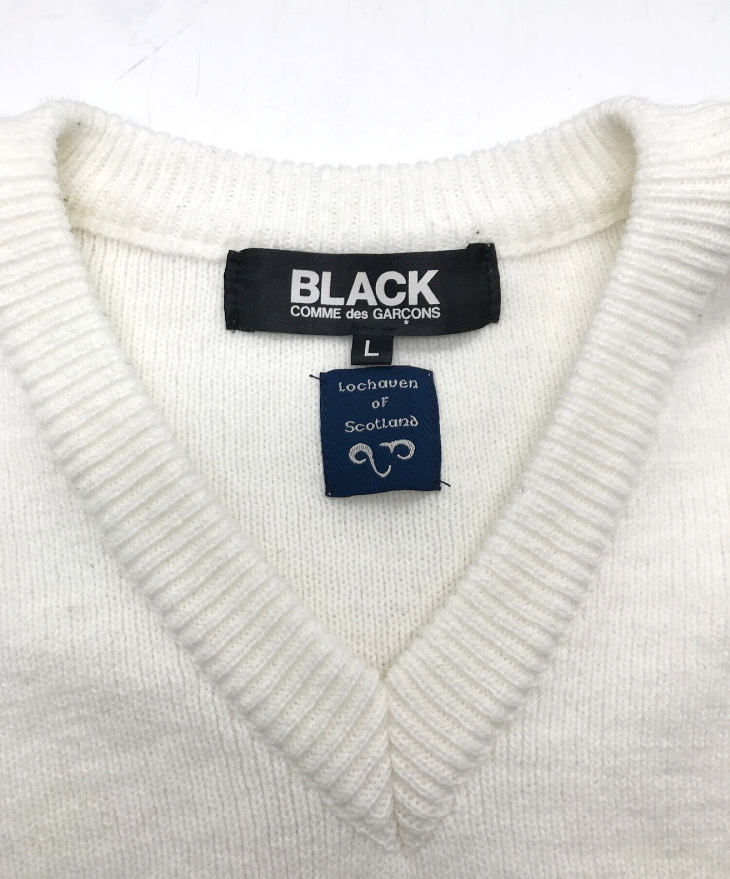 comme degarçons MAN ニット　ベスト　ギャルソン　M コムデギャルソンオムプリュスCOMME des GARCONS HOMME PLUS ブリーチ