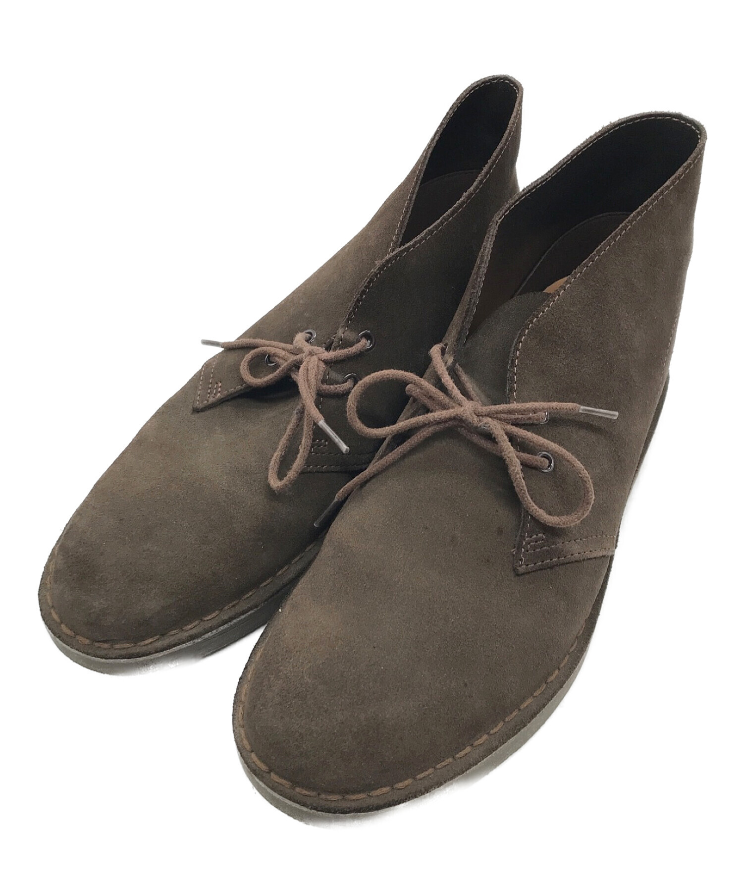 お値下げ不可‼️新品未使用　クラークス　デザート　US11 ダークブラウン 中古・古着通販】CLARKS (クラークス) デザートブーツ ブラウン サイズ