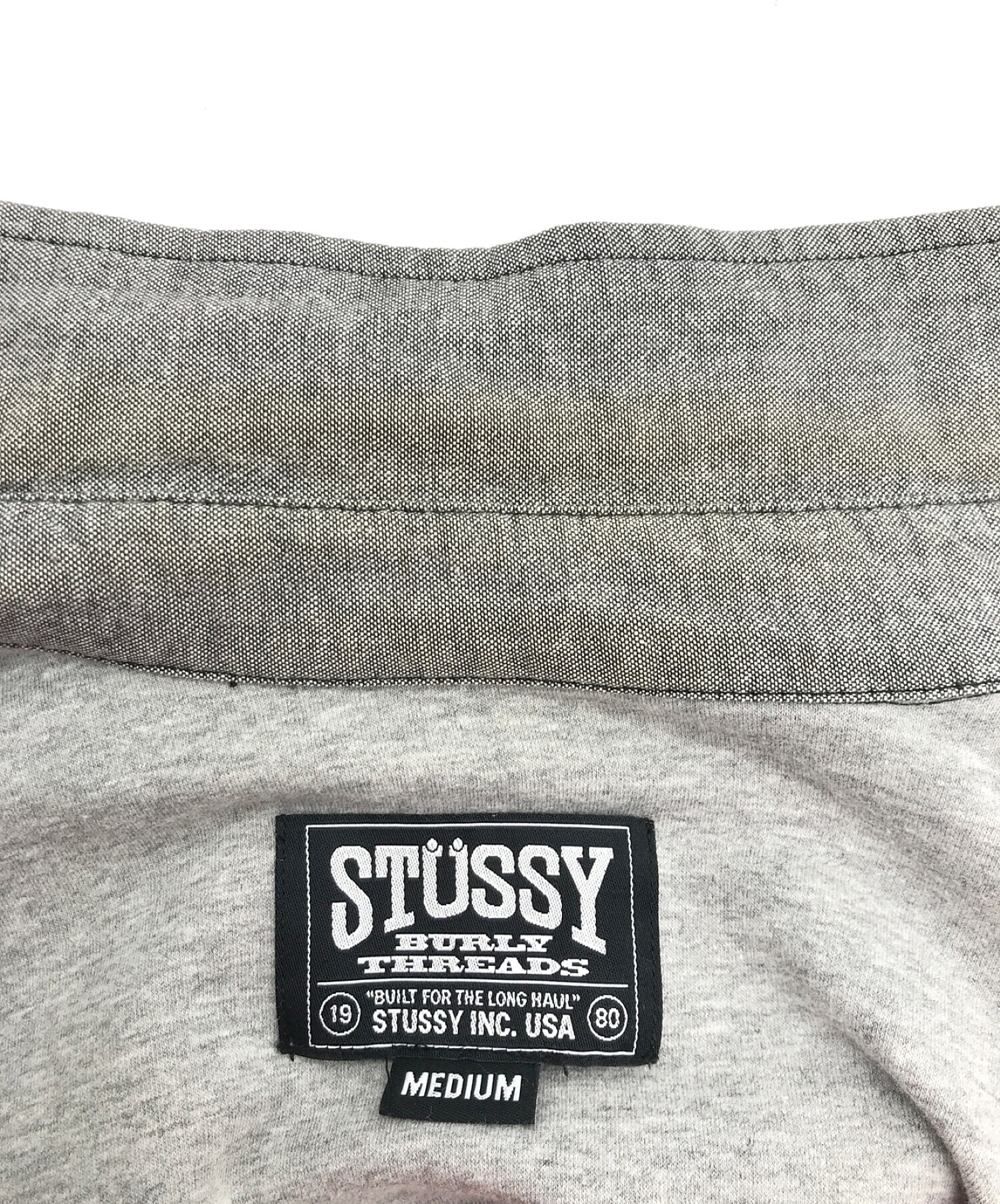 中古・古着通販】stussy (ステューシー) キルティングシャツジャケット 