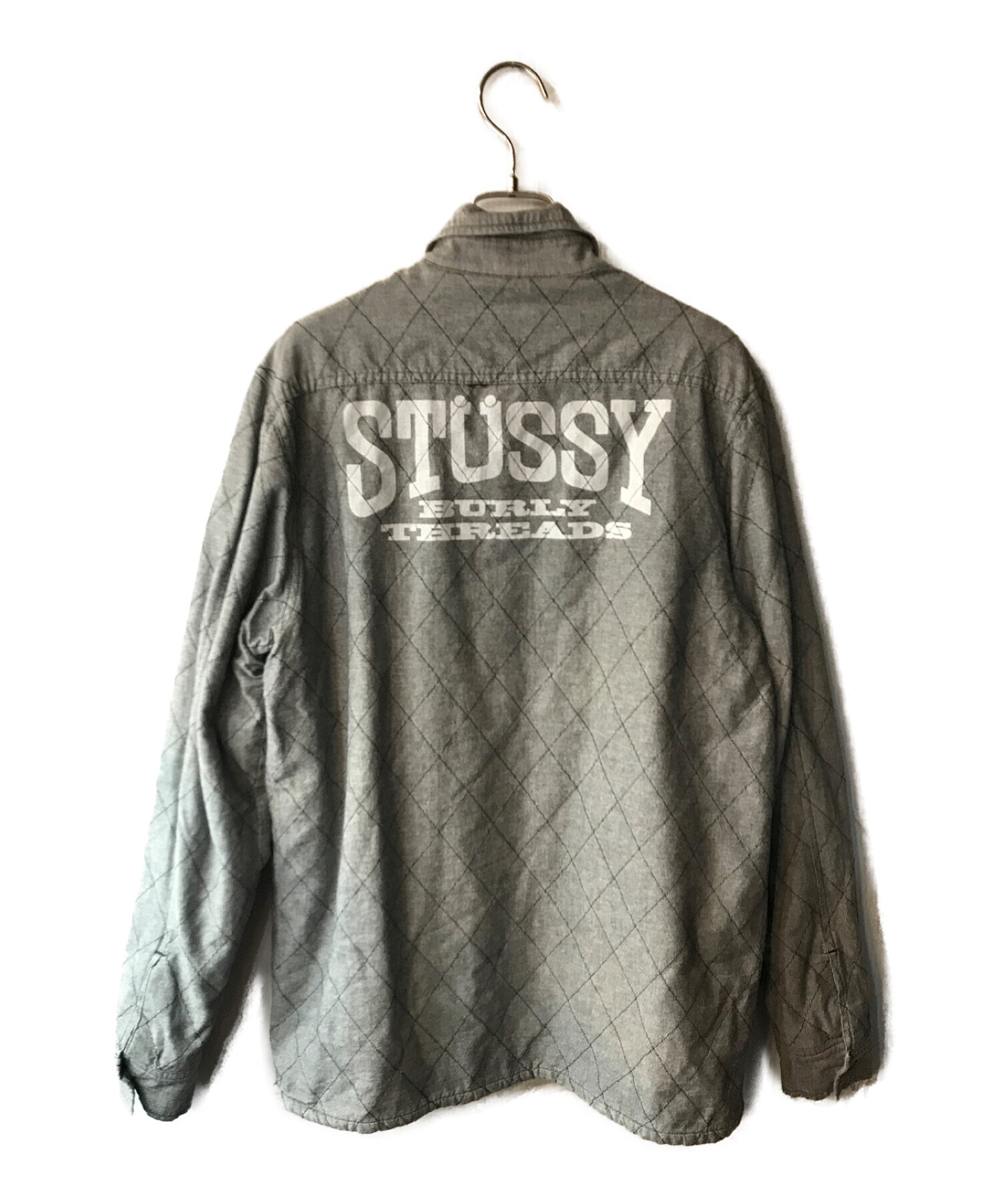 中古・古着通販】stussy (ステューシー) キルティングシャツジャケット 