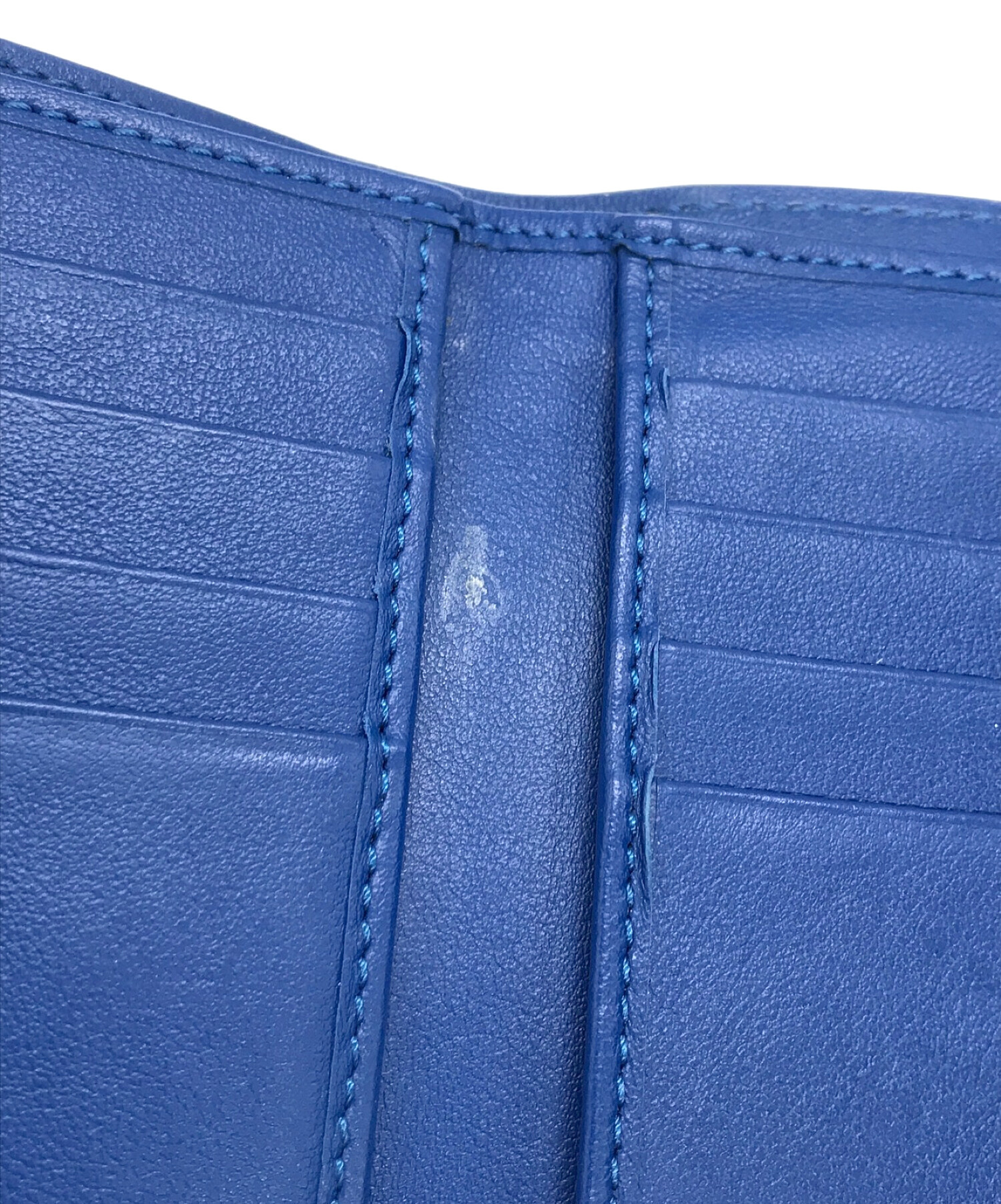 中古・古着通販】TOD'S (トッズ) tタイムレス レザーウォレット ブルー