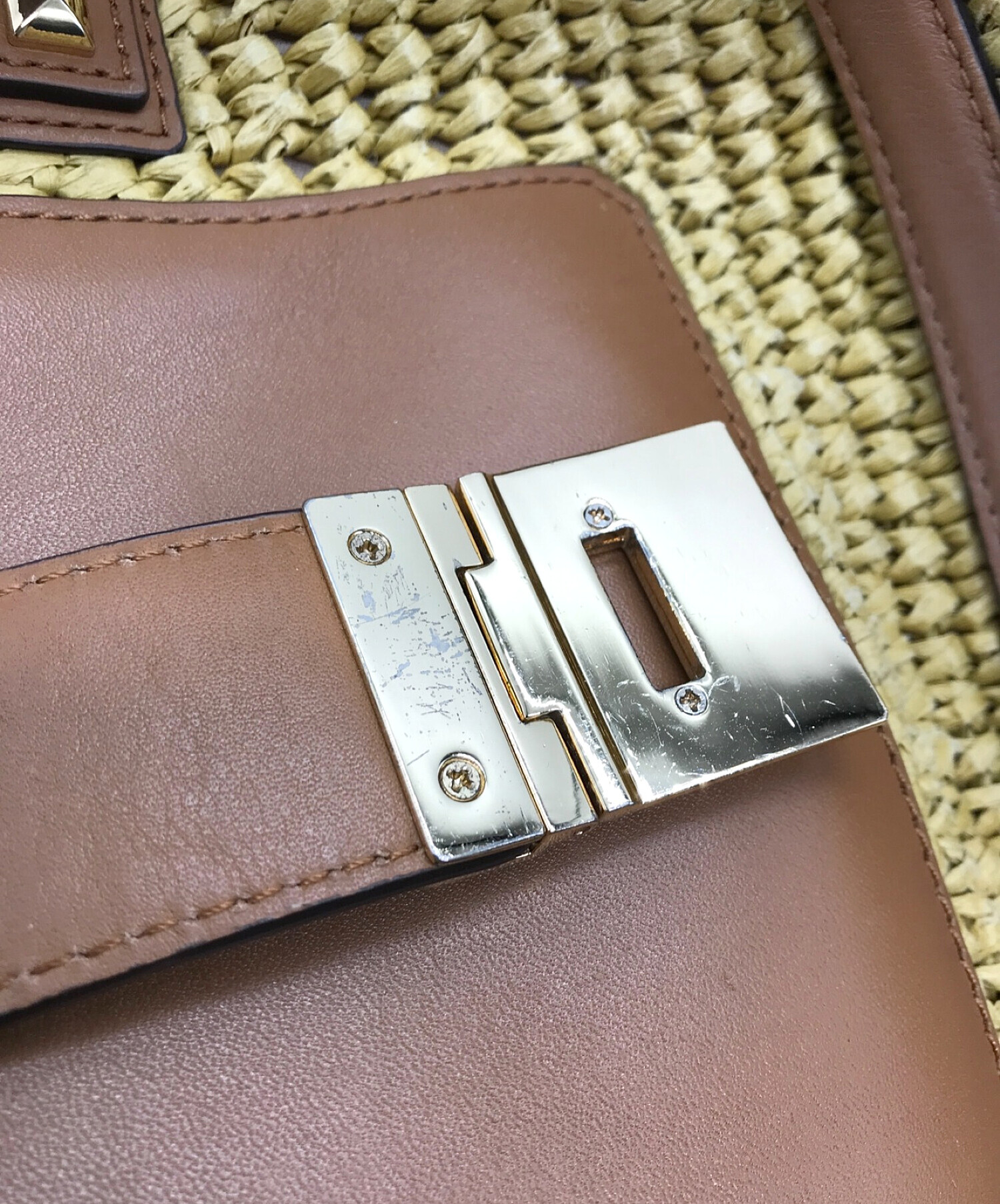 中古・古着通販】MICHAEL KORS (マイケルコース) カゴバッグ