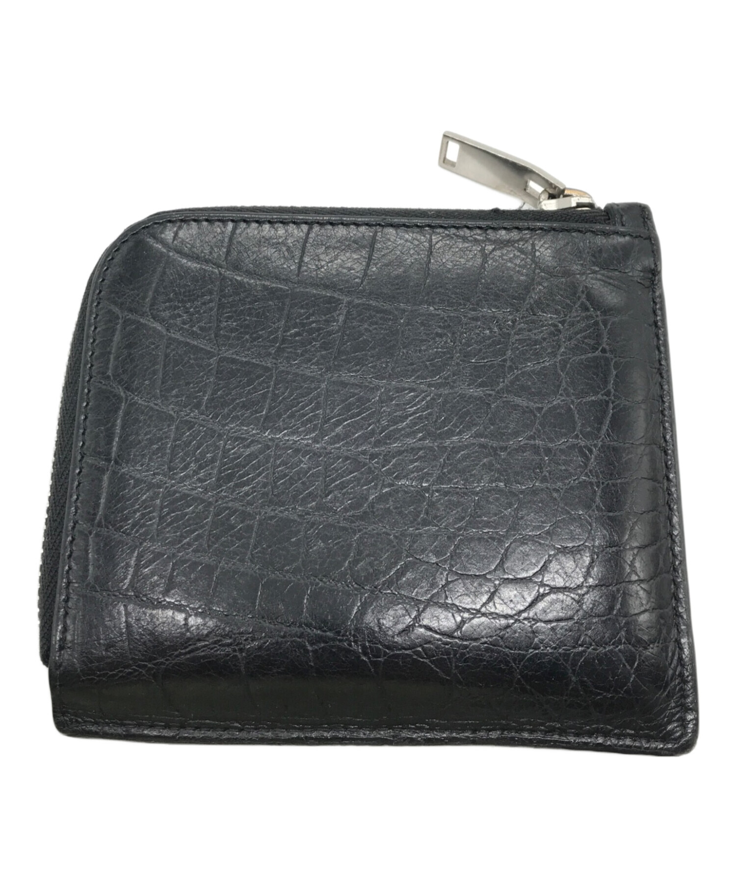 SAINT LAURENT L字ファスナー コンパクトウォレット 黒
