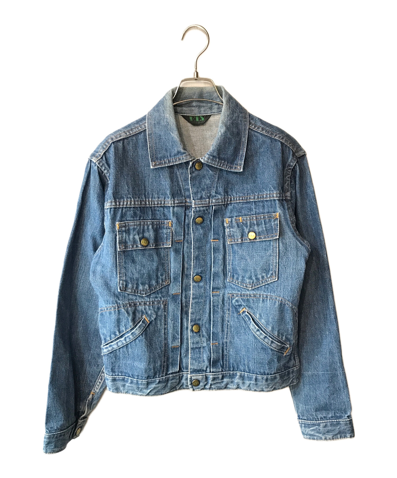 中古・古着通販】ELY (エリー) デニムジャケット インディゴ サイズ 