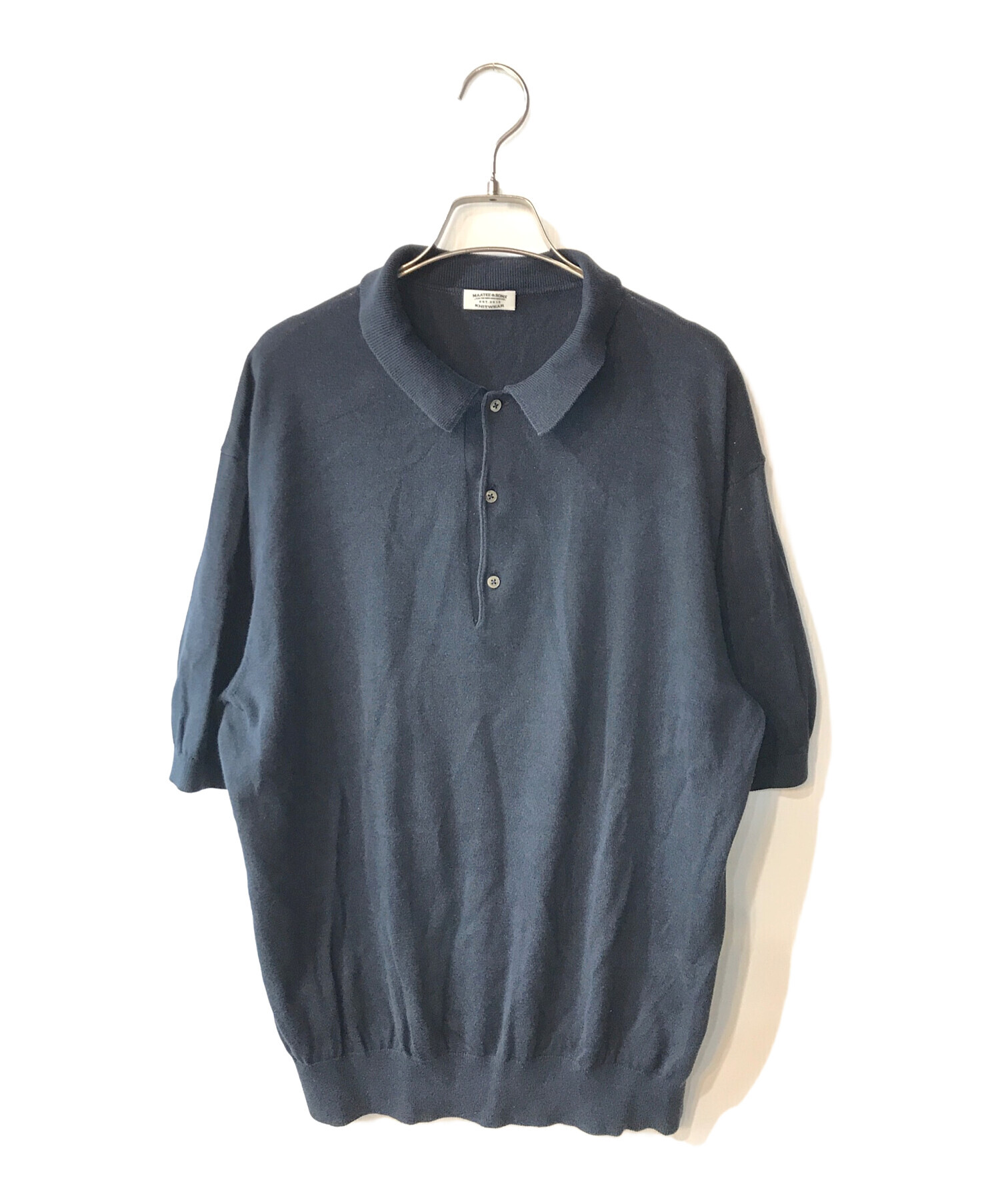 MAATEE&SONS マーティーアンドサンズ コットンポロシャツ 中古・古着通販】MAATEE&SONS (マーティーアンドサンズ) ポロシャツ