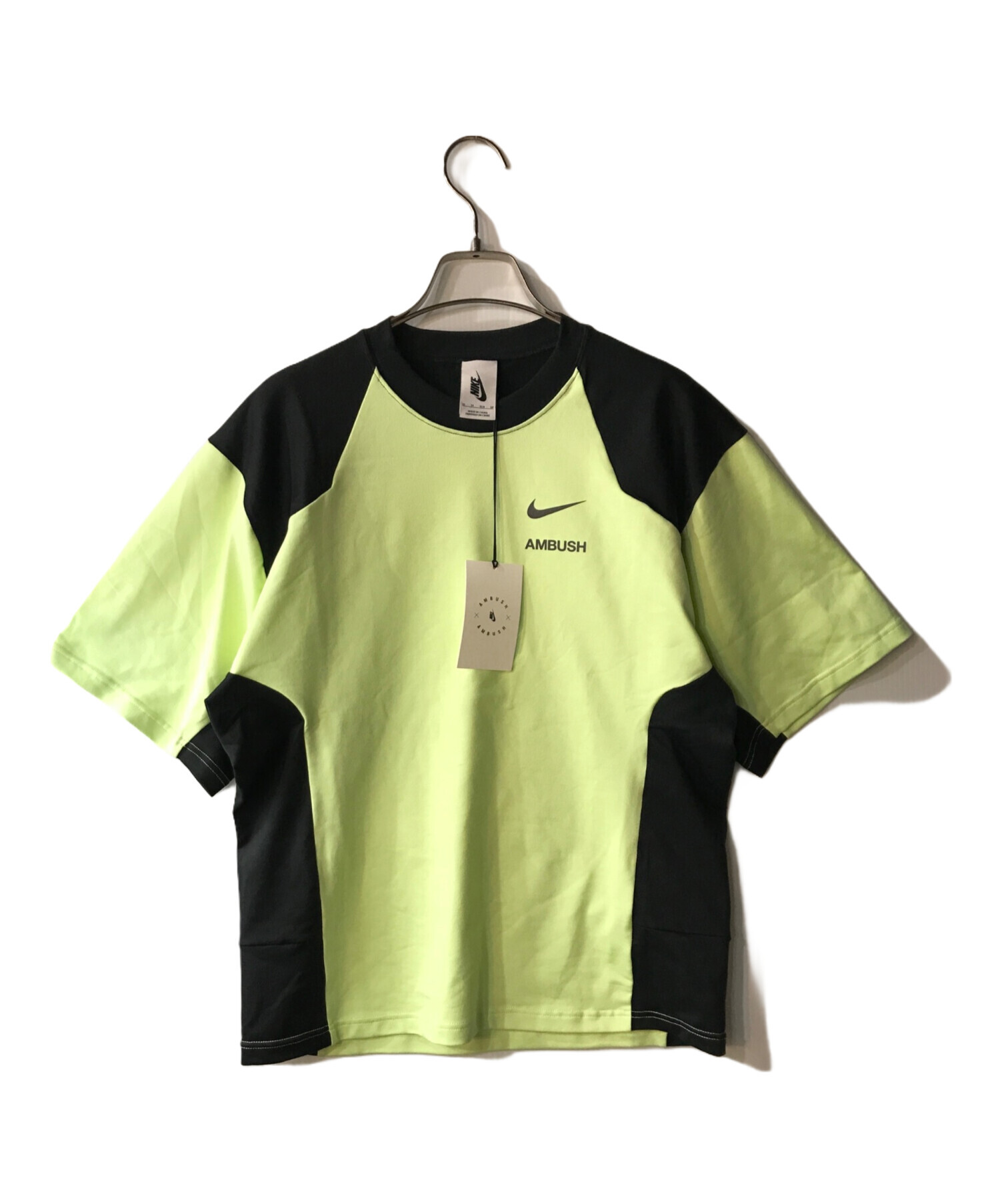 ❤️国内正規❤️25850円 【査定済】AMBUSH アマゾン Tシャツ　ナイキ Nike x AMBUSH Short-Sleeve T-Shirt Ghost Green/Black CW8002-358
