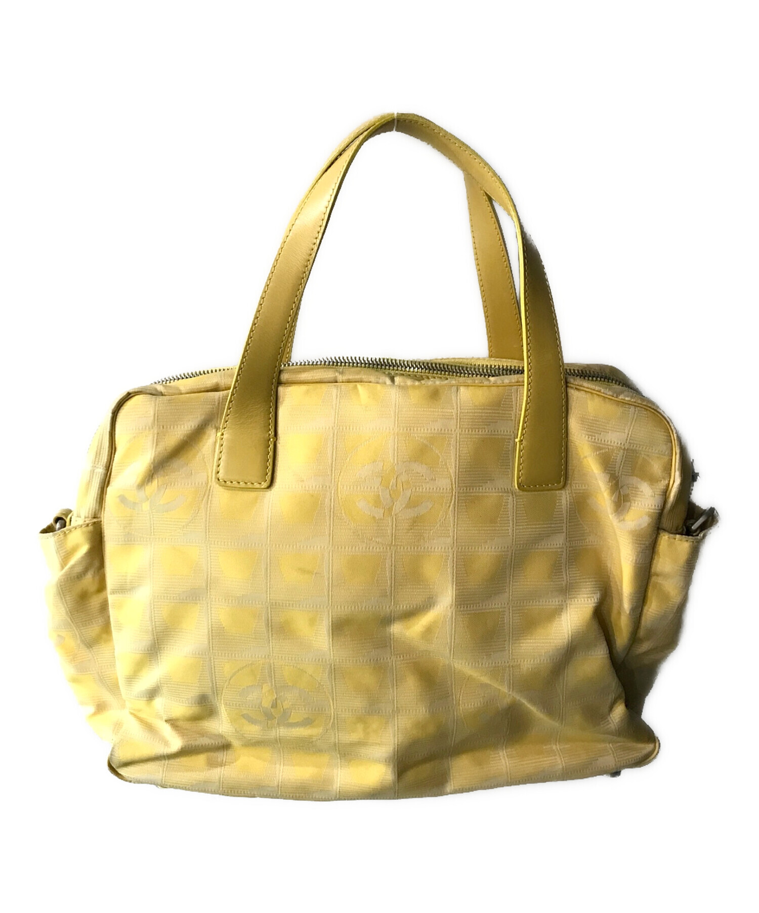 中古・古着通販】CHANEL (シャネル) ニュートラベルラインハンドバッグ 