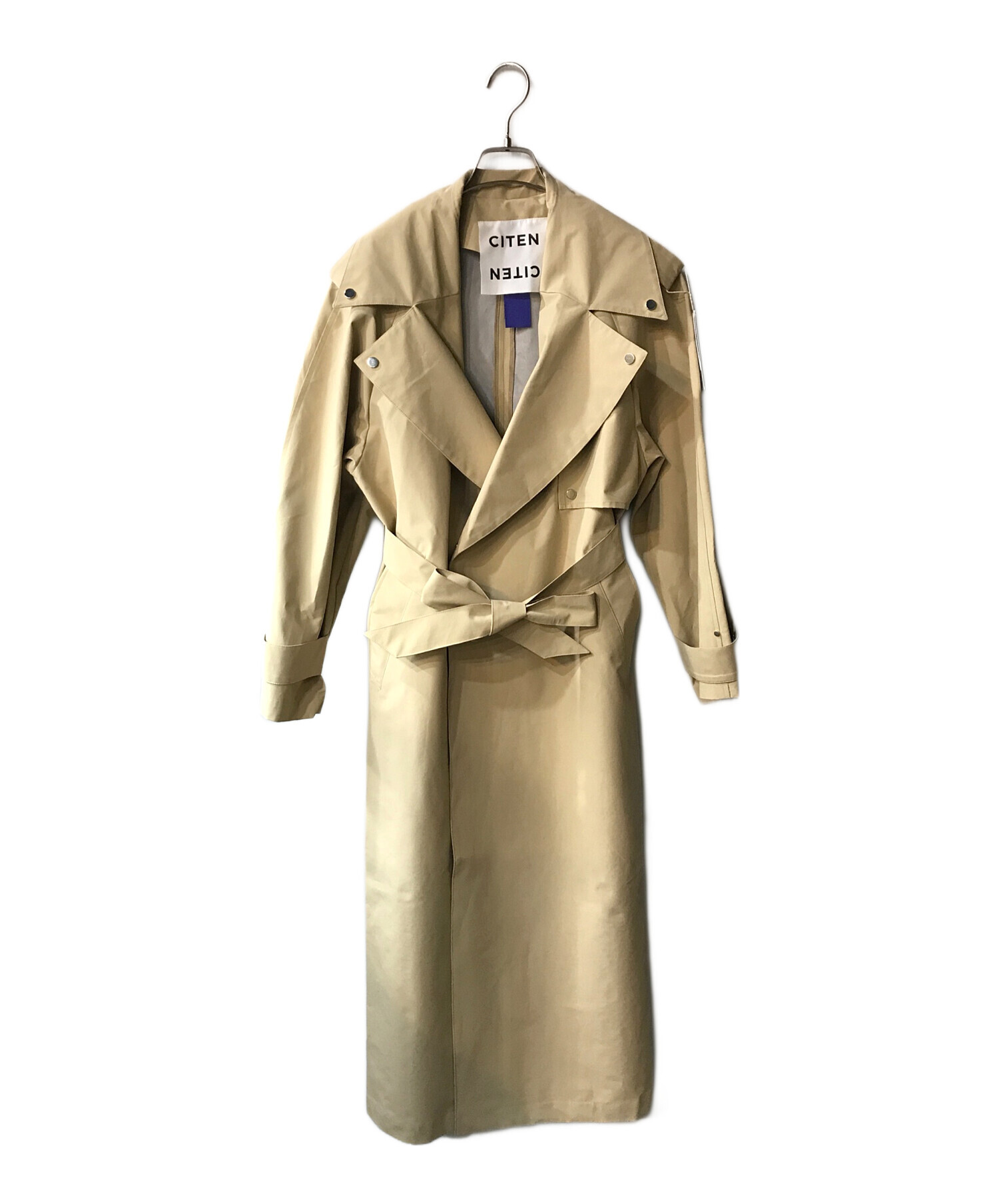 中古・古着通販】CITEN (シテン) ビッグカラー トレンチコート