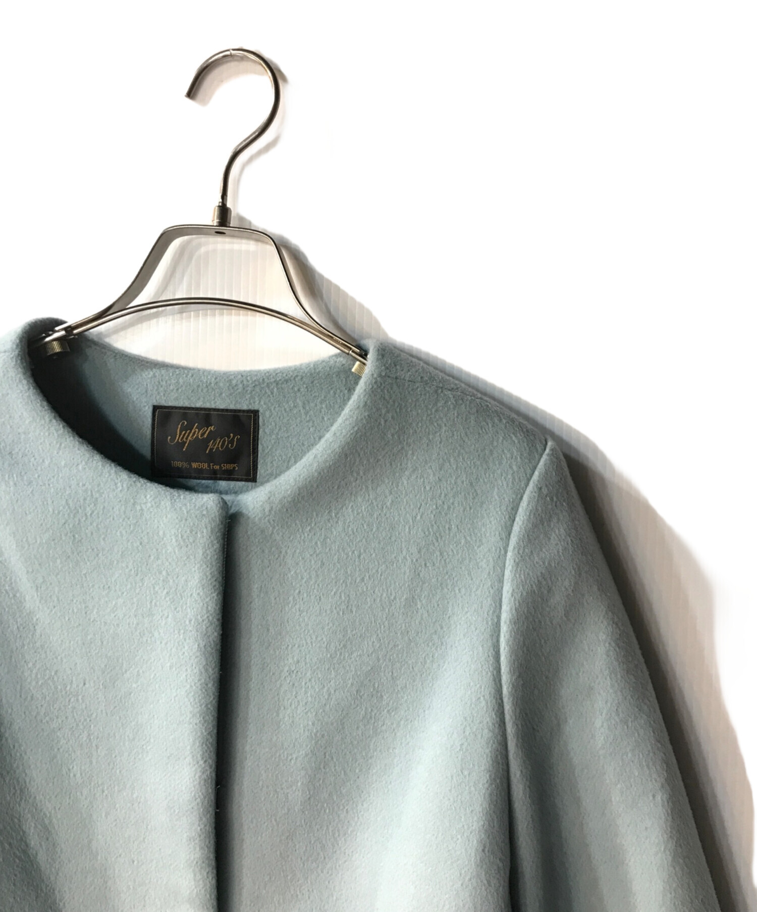 中古・古着通販】SHIPS (シップス) SUPER 140's ノーカラーショート