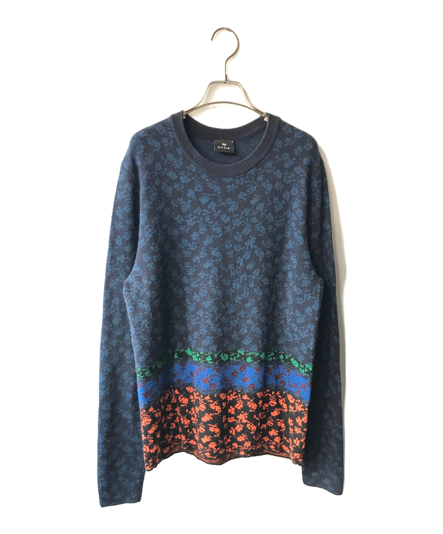 中古・古着通販】Paul Smith (ポールスミス) FLAG FLORAL クルーネック 