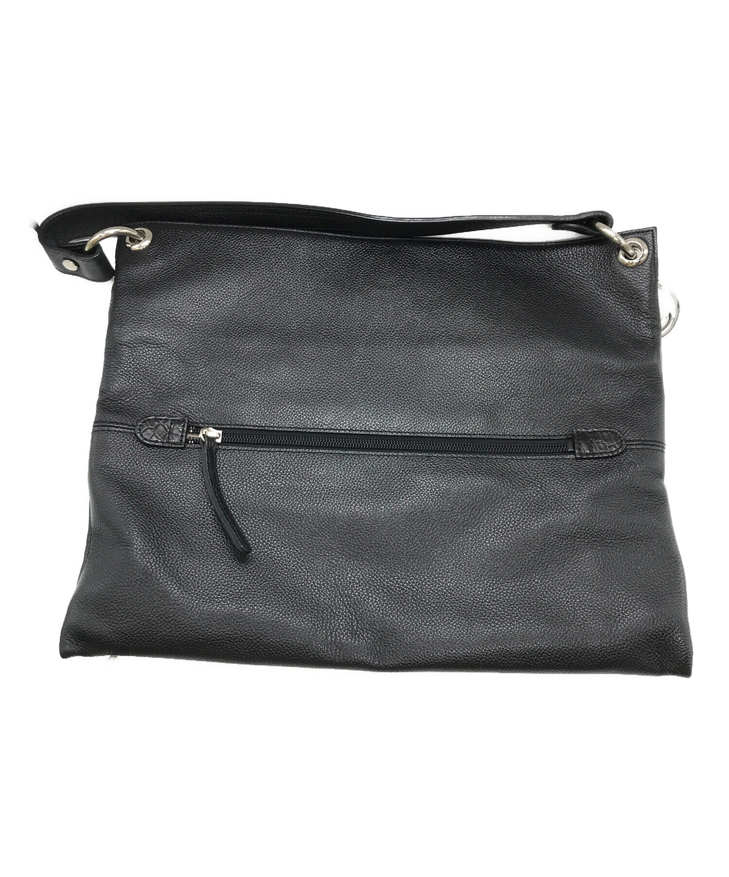 ボーグラン BEAUGRAND ショルダーバッグ - ナイロン×レザー