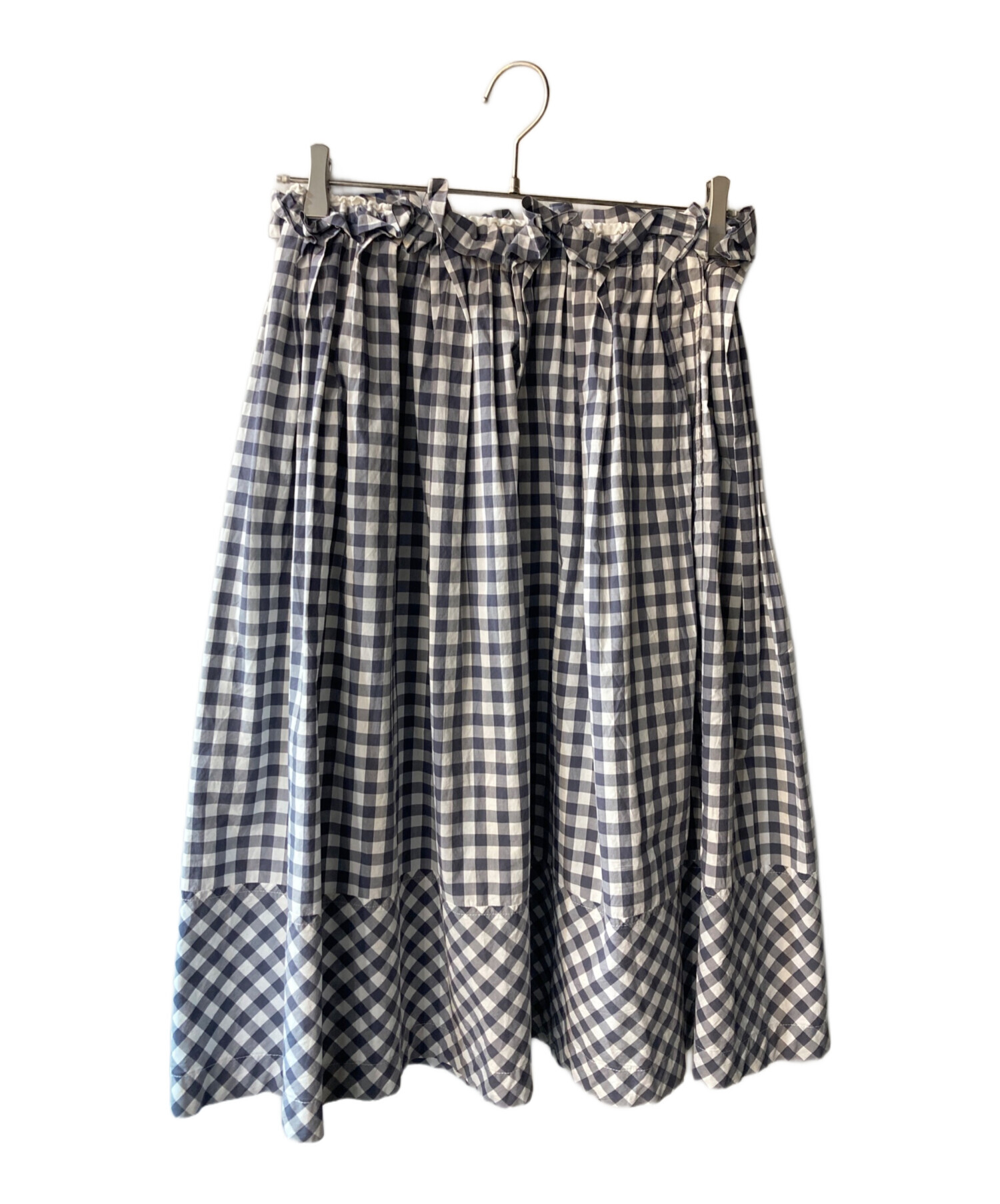 tricot COMME des GARCONS 赤ギンガムチェックスカート COMME des