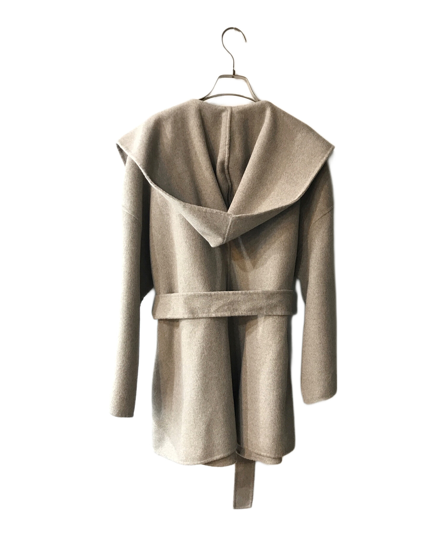 mila owenハーフ丈ポンチョ風リバーコート