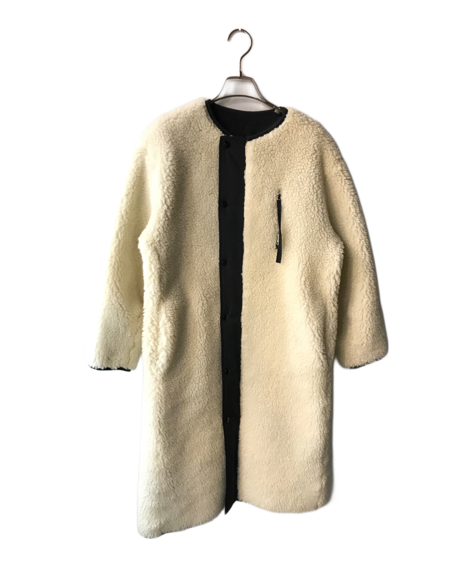 中古・古着通販】FRAY ID (フレイ アイディー) ボアロングコート