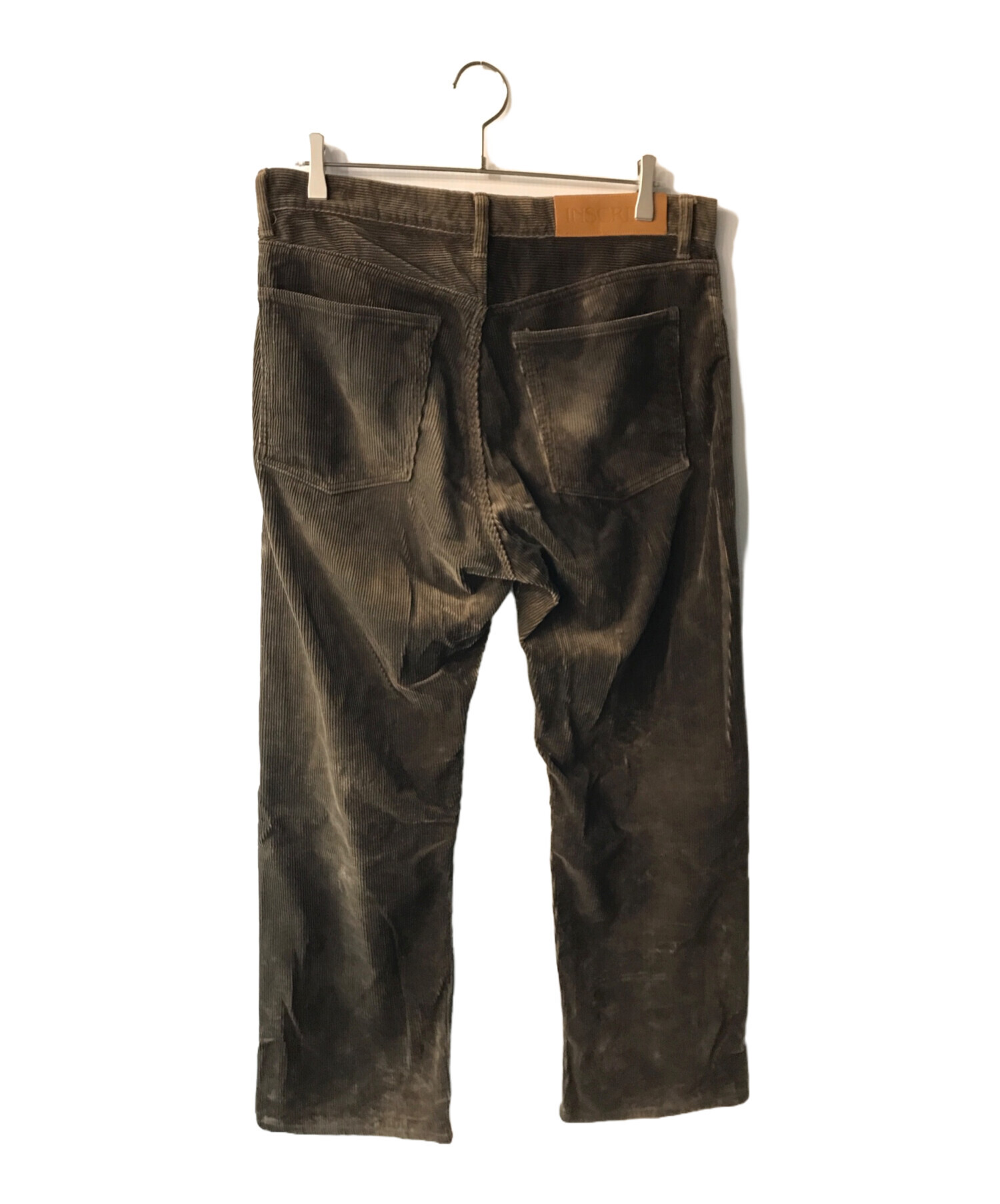 INSCRIRE コーデュロイパンツ INSCRIRE INSCRIRE(アンスクリア