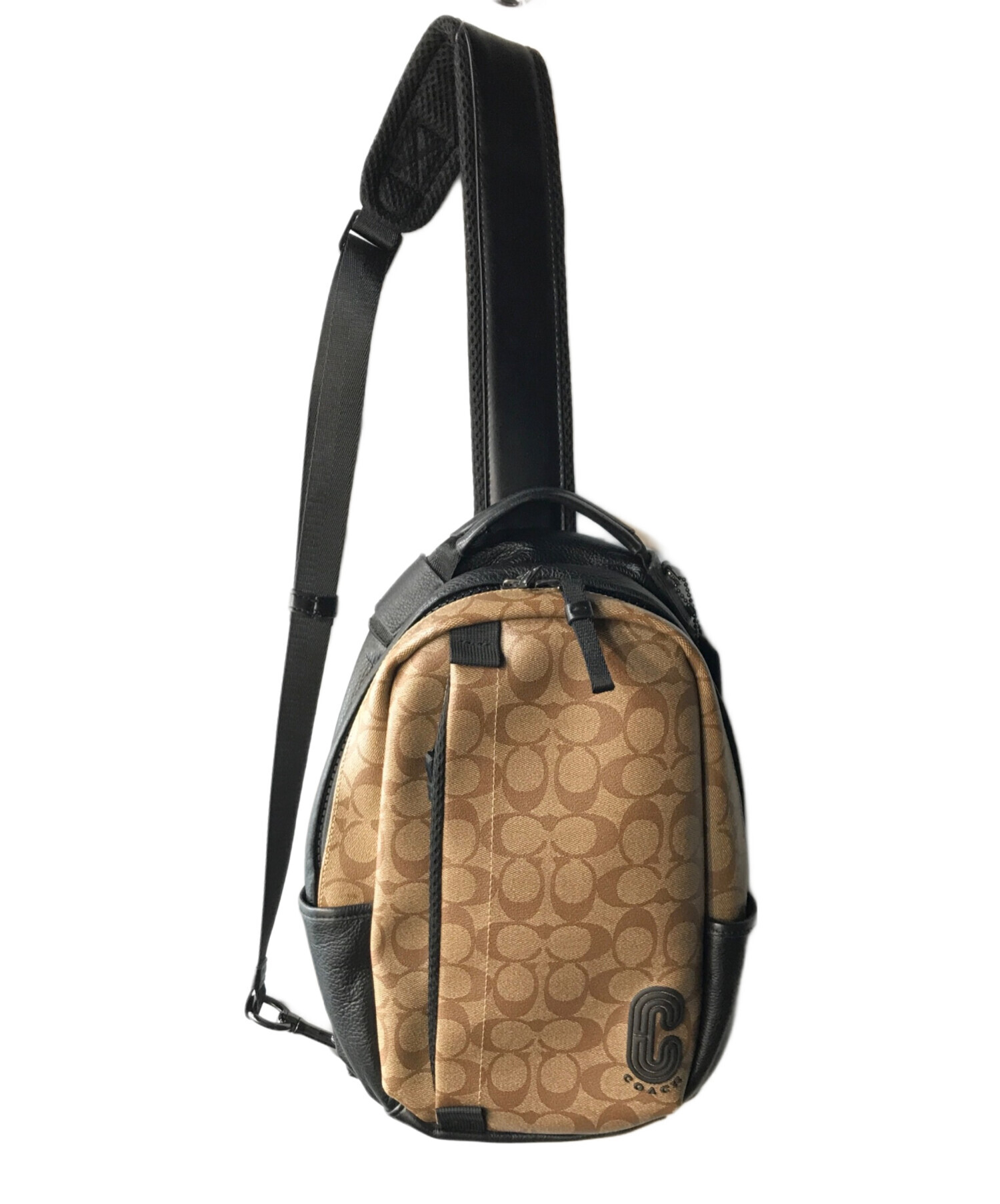 中古・古着通販】COACH (コーチ) シグネチャーコーティングキャンバス 