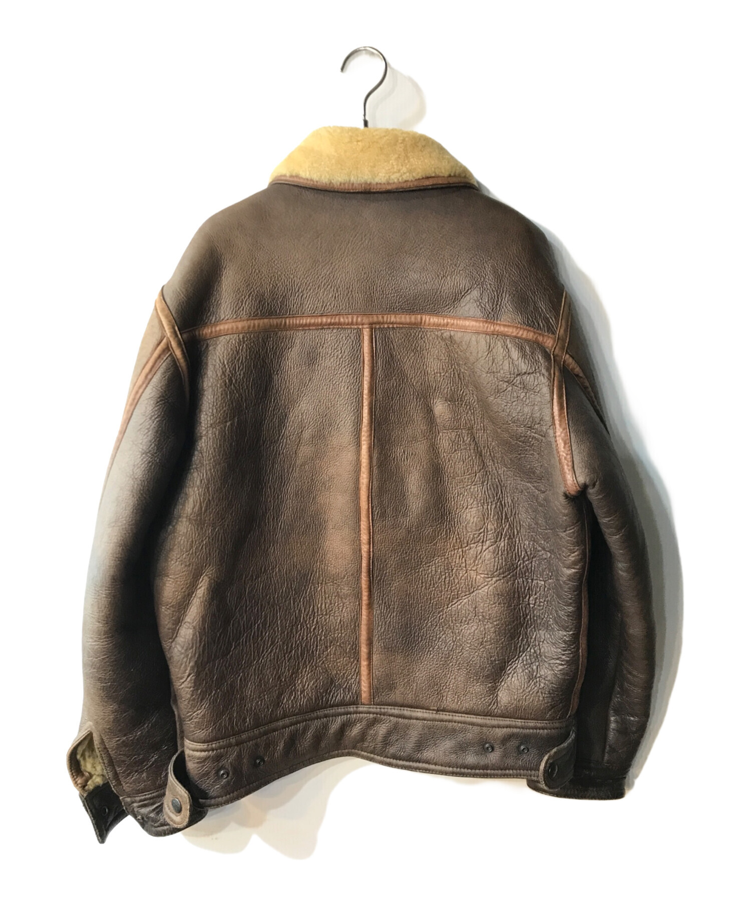 中古・古着通販】IXI:Z (イクシーズ) B-3ムートンジャケット ブラウン