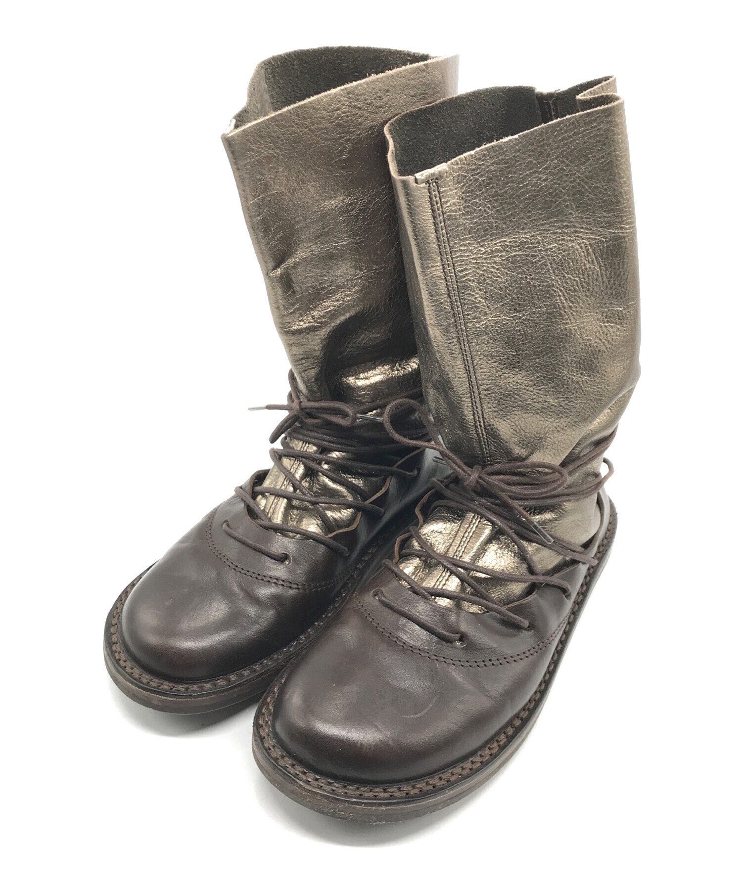 中古・古着通販】Trippen (トリッペン) レースアップショートブーツ 