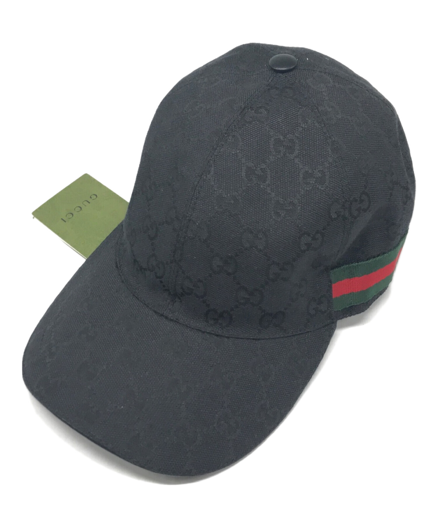 中古・古着通販】GUCCI (グッチ) キャップ ブラック サイズ:XL 未 