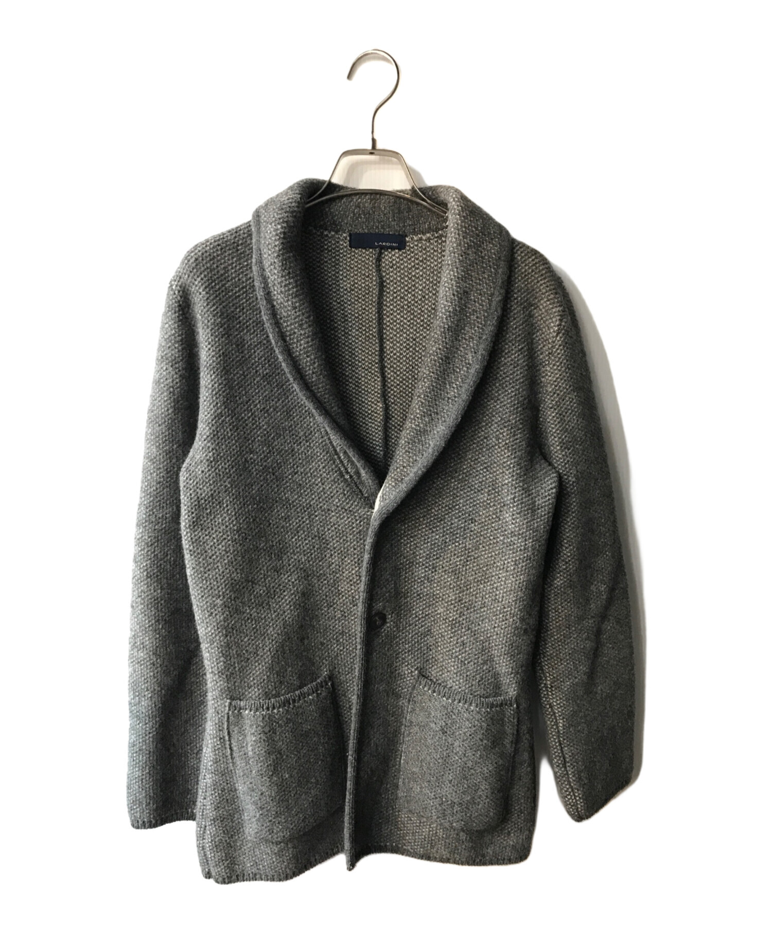 中古・古着通販】LARDINI (ラルディーニ) ショールカラーニット