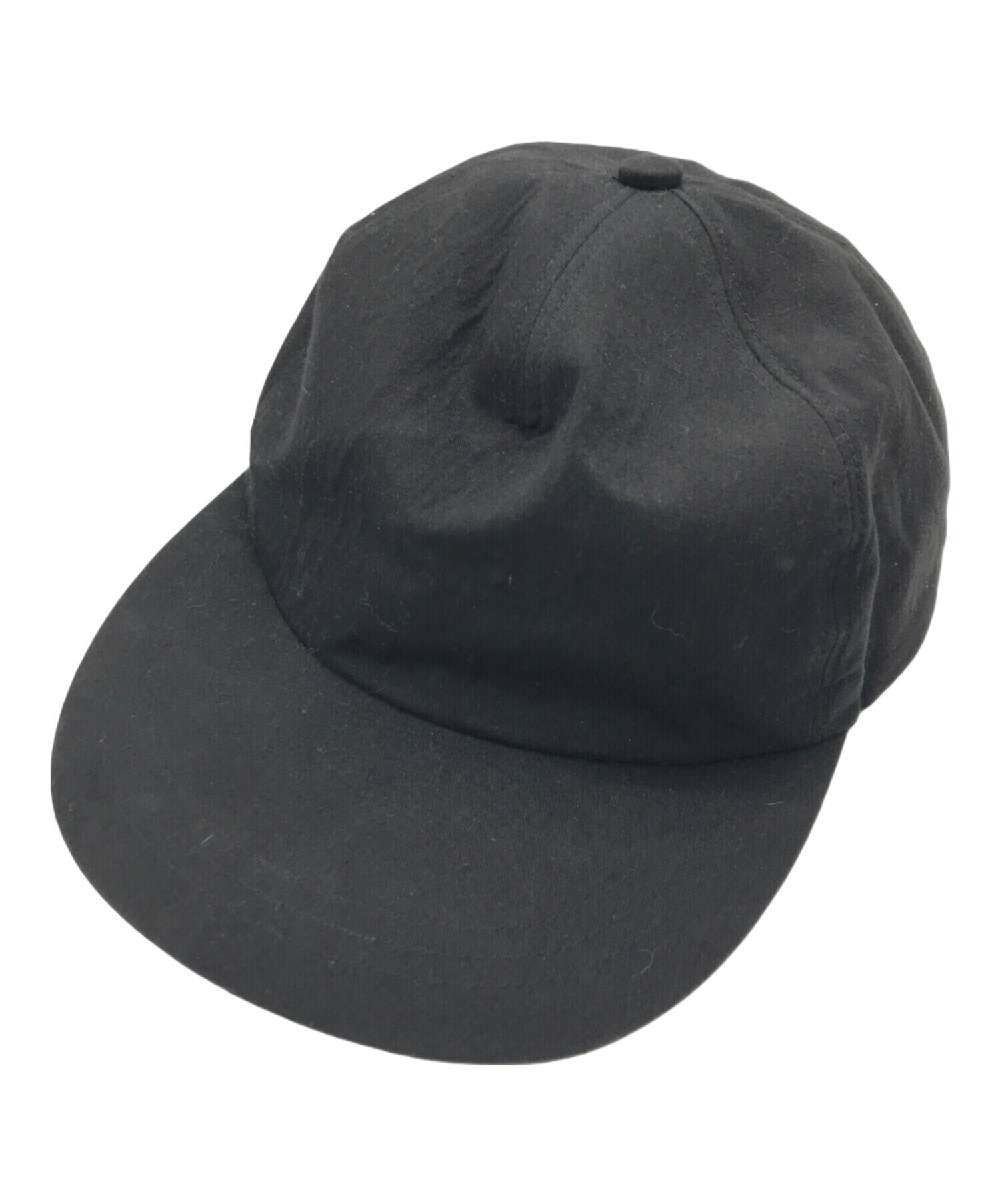 【新作】everyone エブリワン cap キャップ コットン 黒 ブラック 中古・古着通販】everyone (エブリワン) cotton baseball cap ブラック