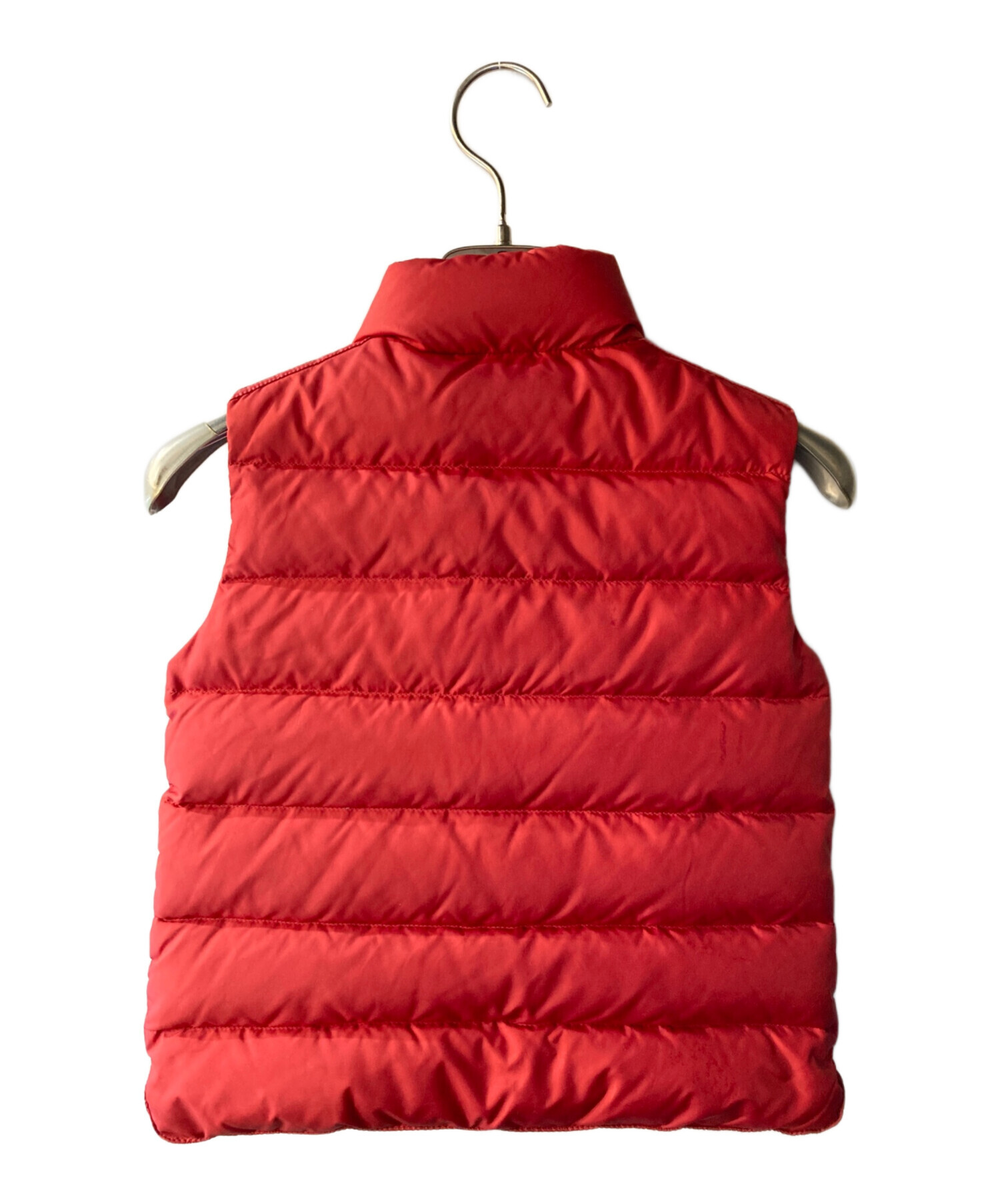 中古・古着通販】MONCLER (モンクレール) ダウンベスト レッド サイズ