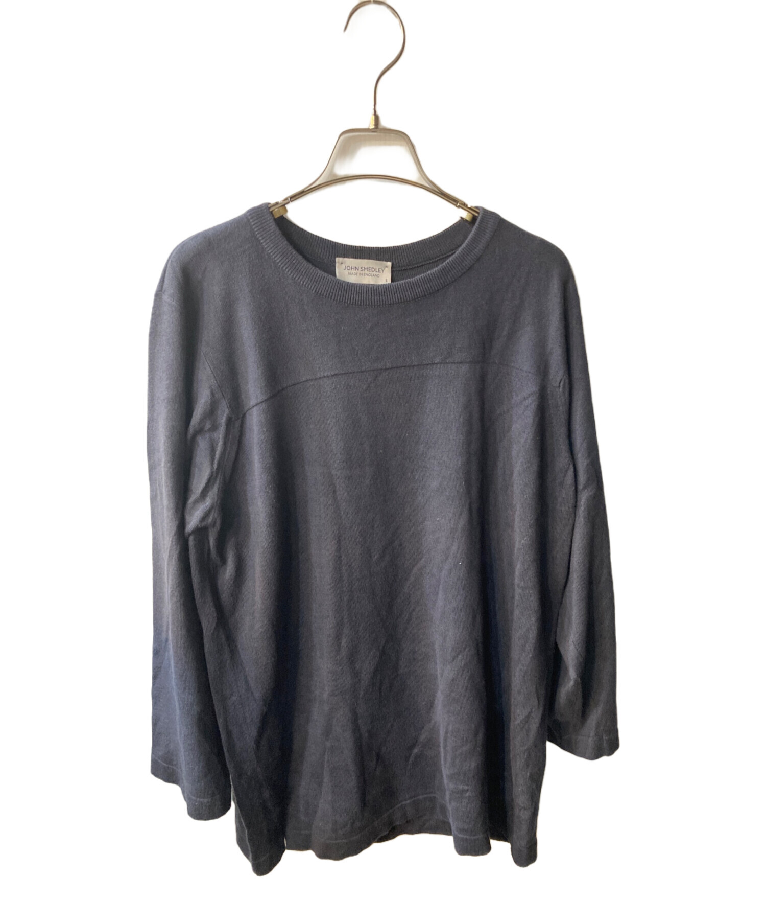 中古・古着通販】JOHN SMEDLEY (ジョンスメドレー) ニット ネイビー 