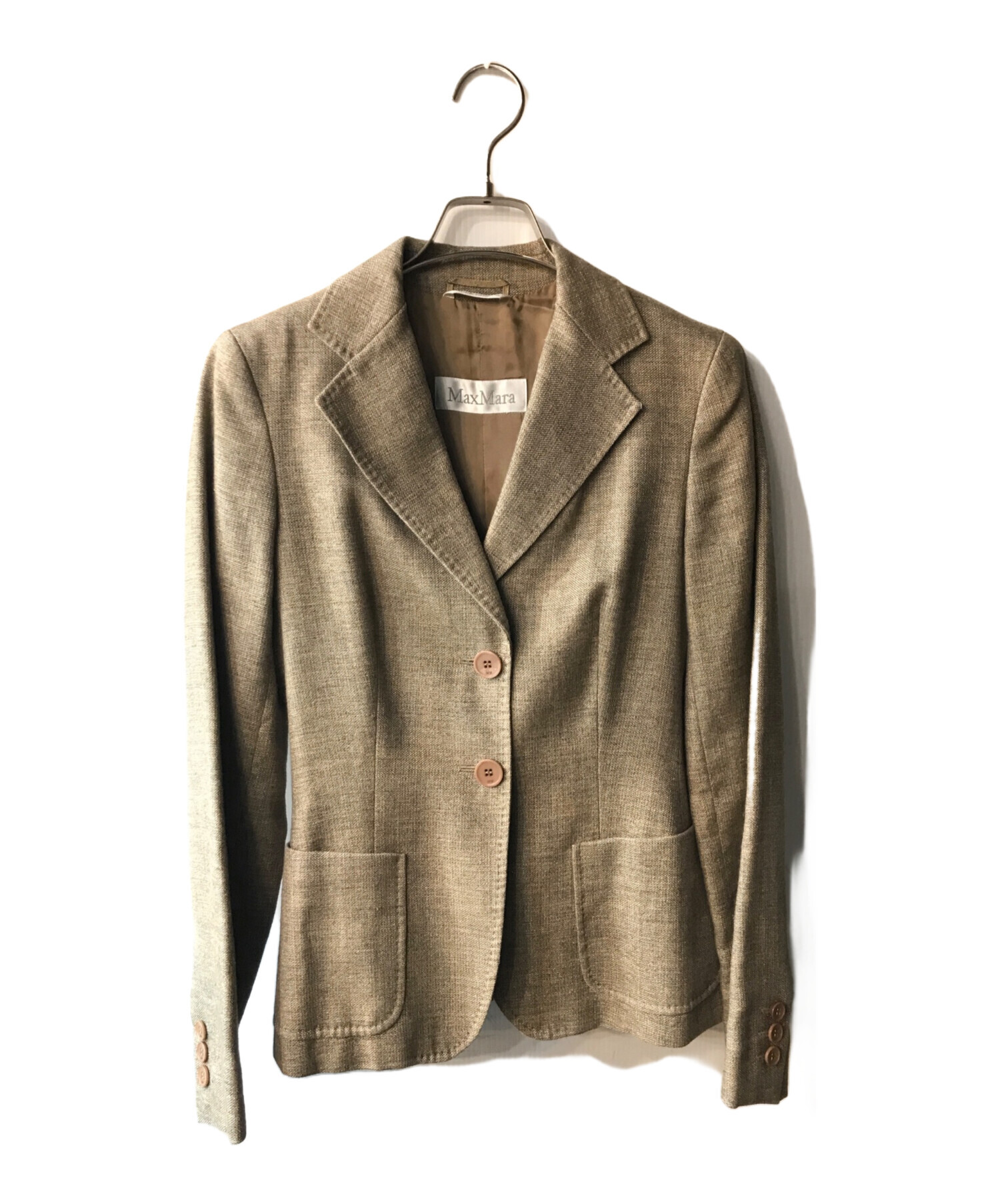 中古・古着通販】MaxMara (マックスマーラ) テーラードジャケット