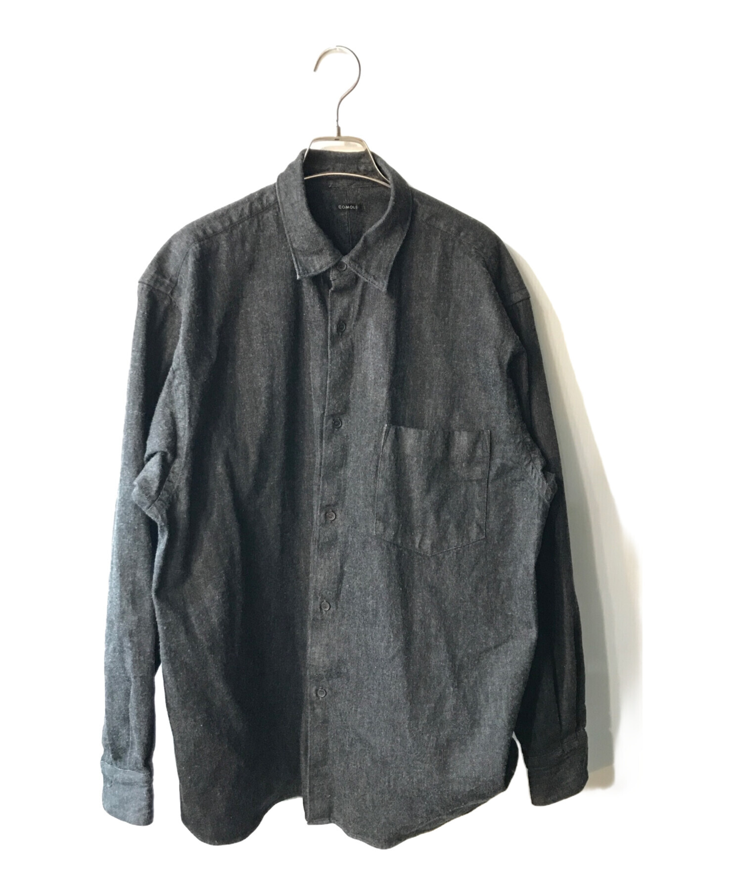 中古・古着通販】COMOLI (コモリ) デニム コモリシャツ グレー サイズ 