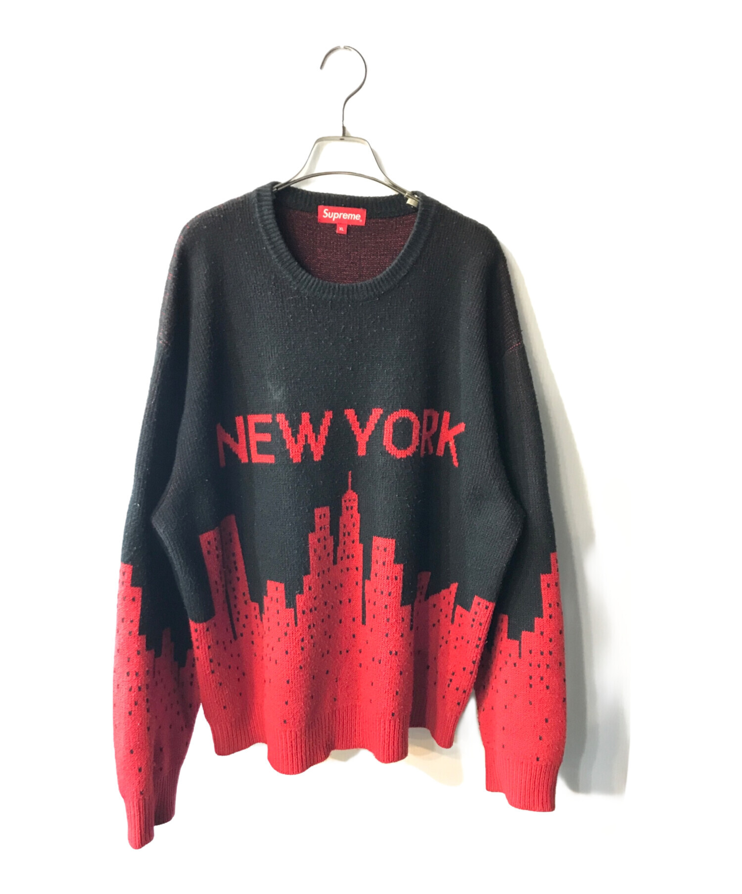 中古・古着通販】Supreme (シュプリーム) New York Sweater レッド 