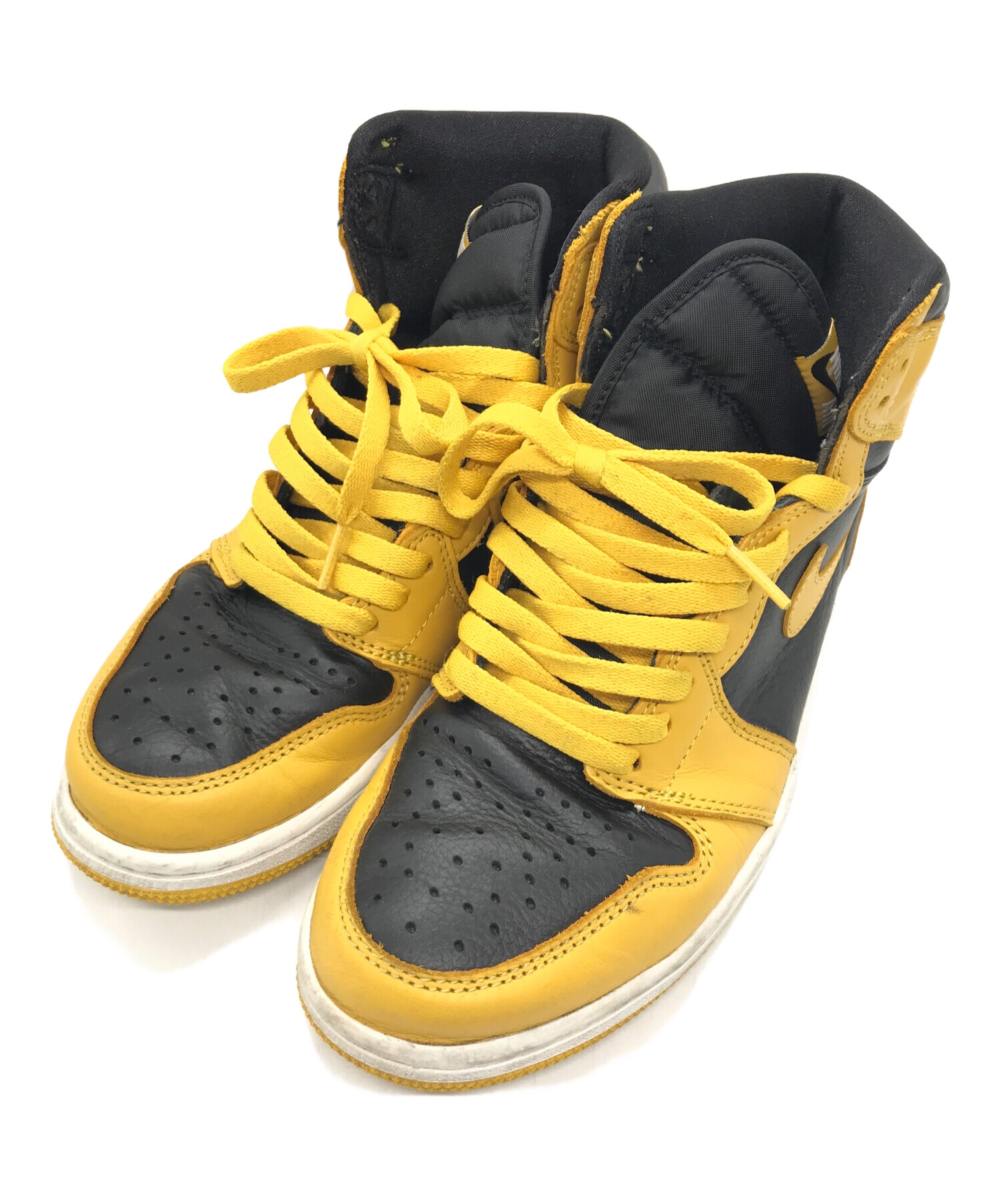 中古・古着通販】NIKE (ナイキ) AIR JORDAN 1 RETRO HIGH OG イエロー 