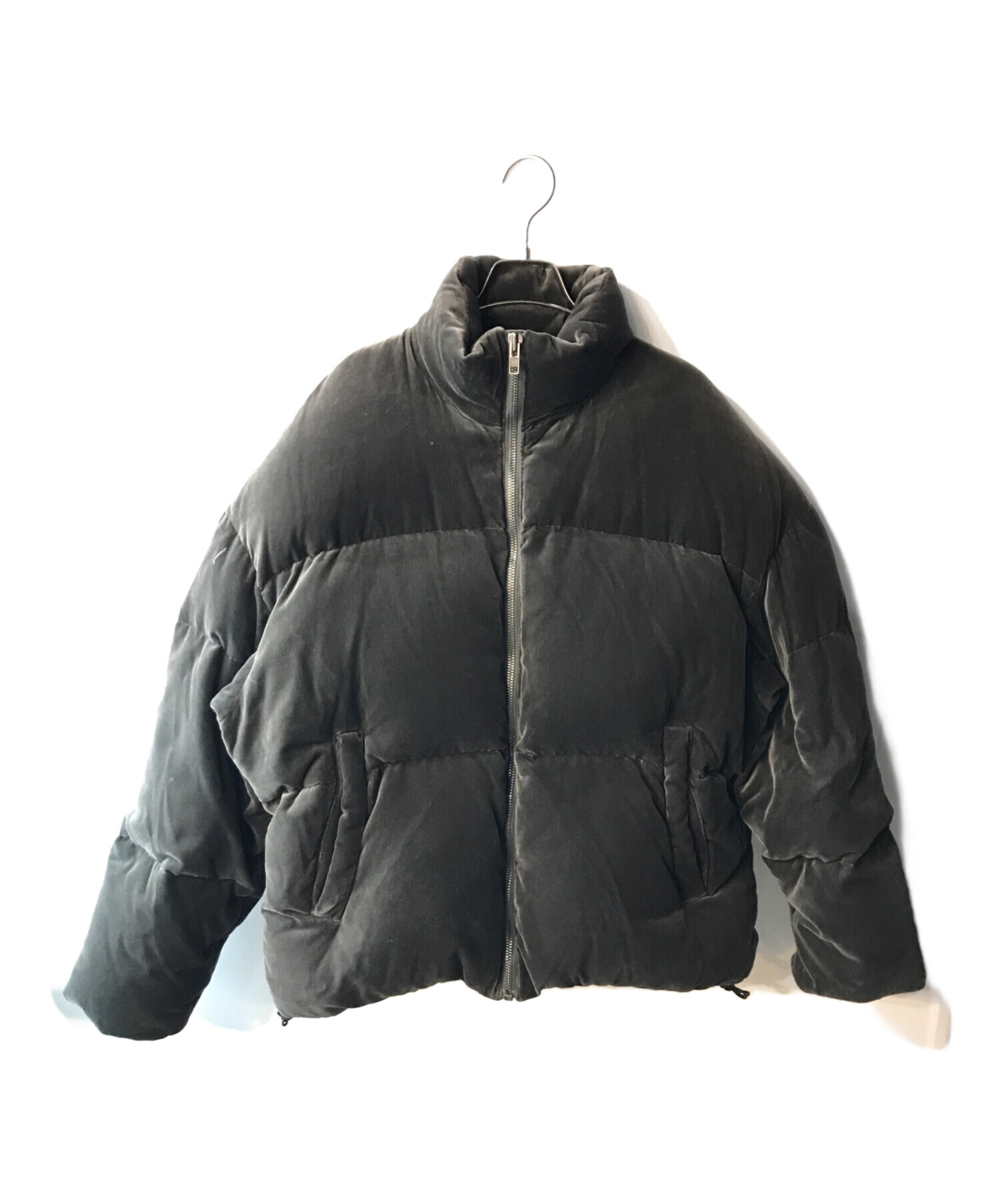 中古・古着通販】SOE (ソーイ) Big Velvet Down Jacket ブラウン 