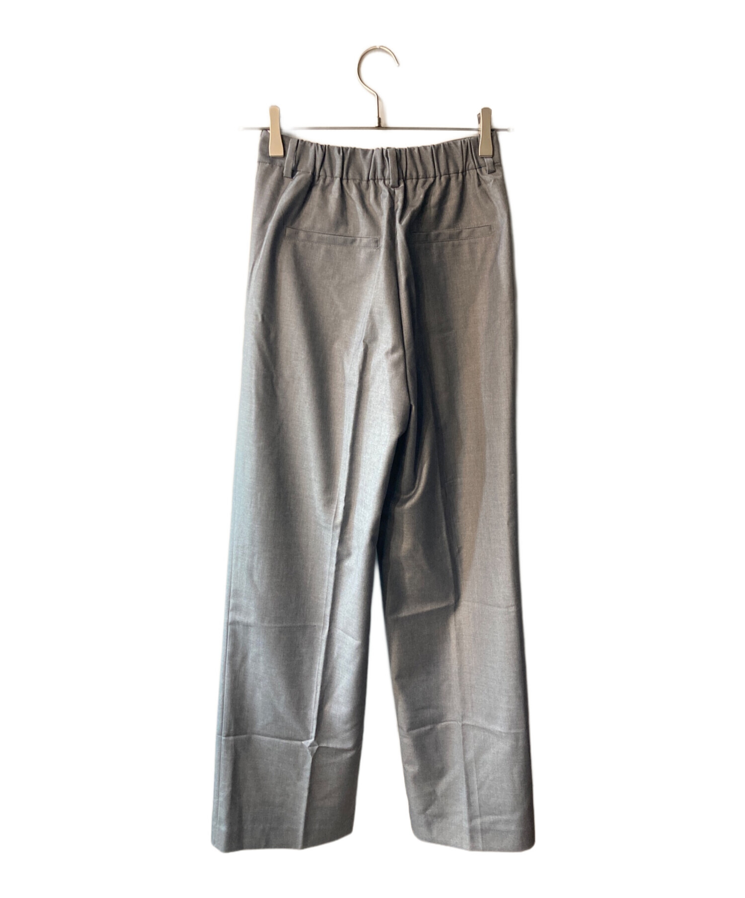 中古・古着通販】machatt (マチャット) チンツストレートパンツ グレー 